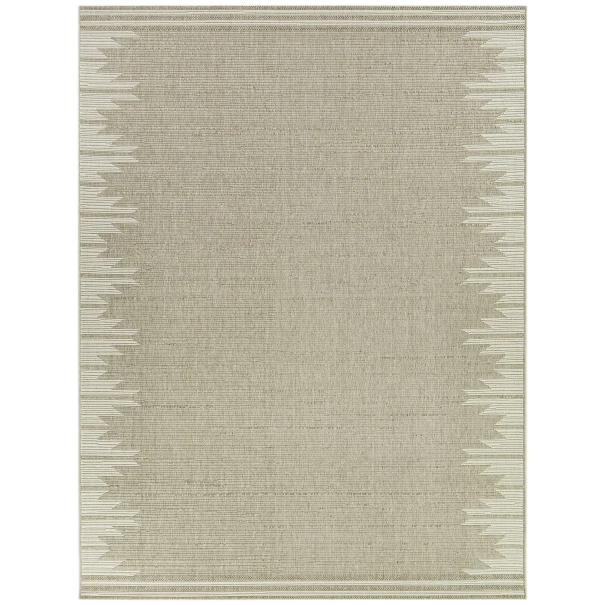 Merieme Art Deco Border Modern Indoor/ Outdoor Area Rug