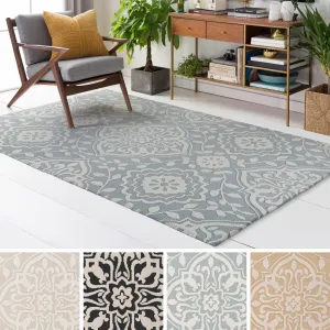 Meticulously Woven Flood Polyester Rug