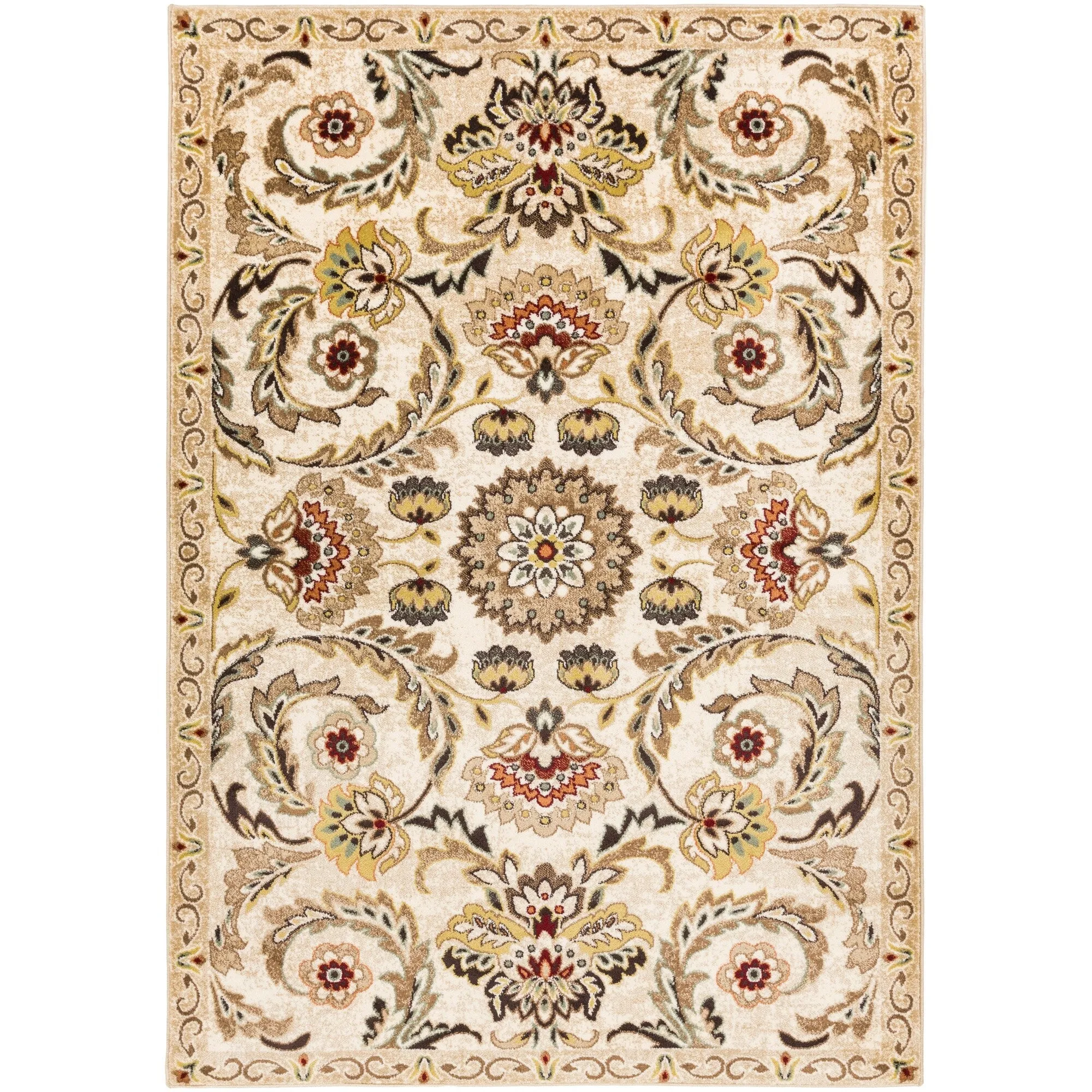 Meticulously Woven Pan Rug