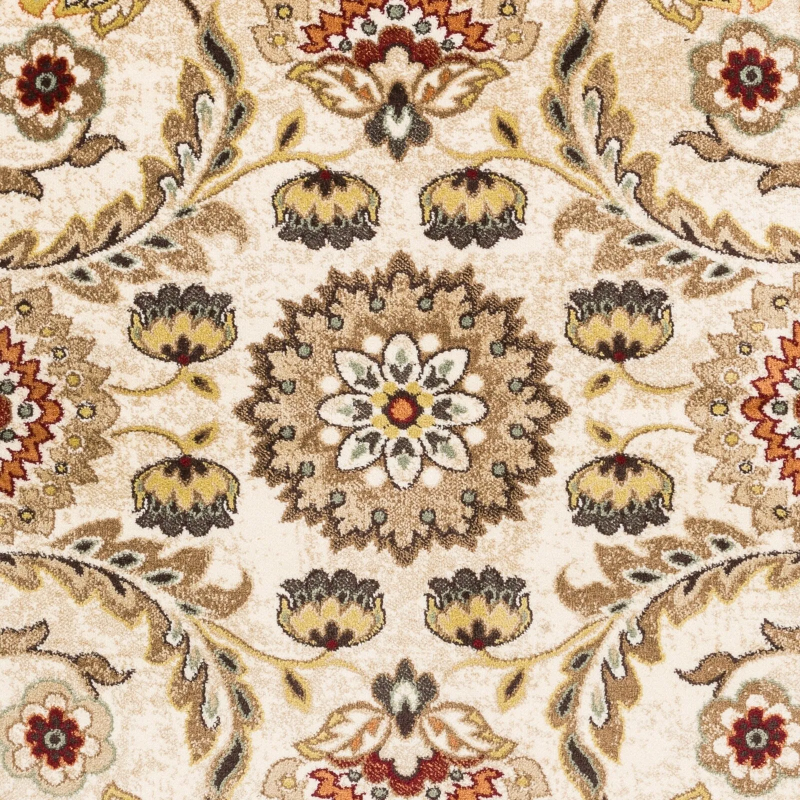 Meticulously Woven Pan Rug