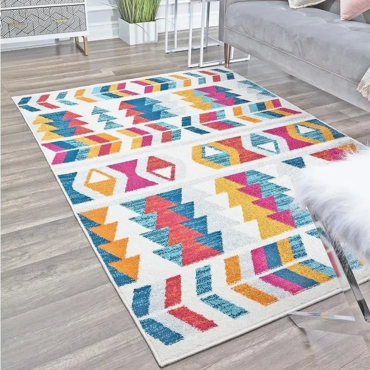 Mika Modern & Contemporary Geometric Area Rug by Rugs America