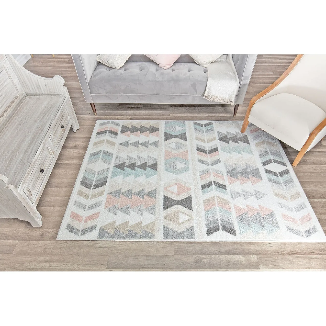 Mika Modern & Contemporary Geometric Area Rug by Rugs America