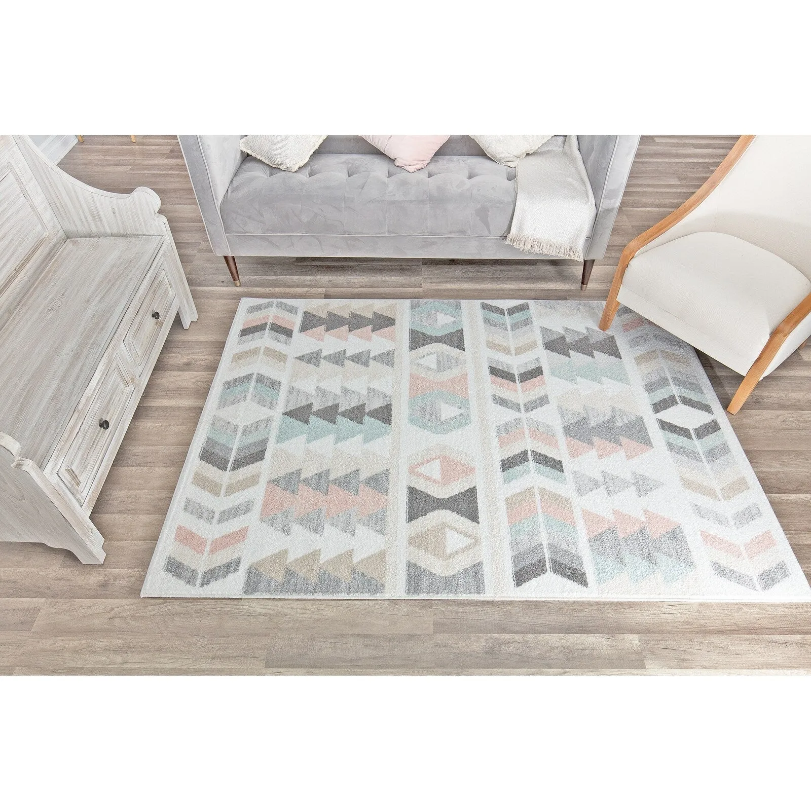 Mika Modern & Contemporary Geometric Area Rug by Rugs America