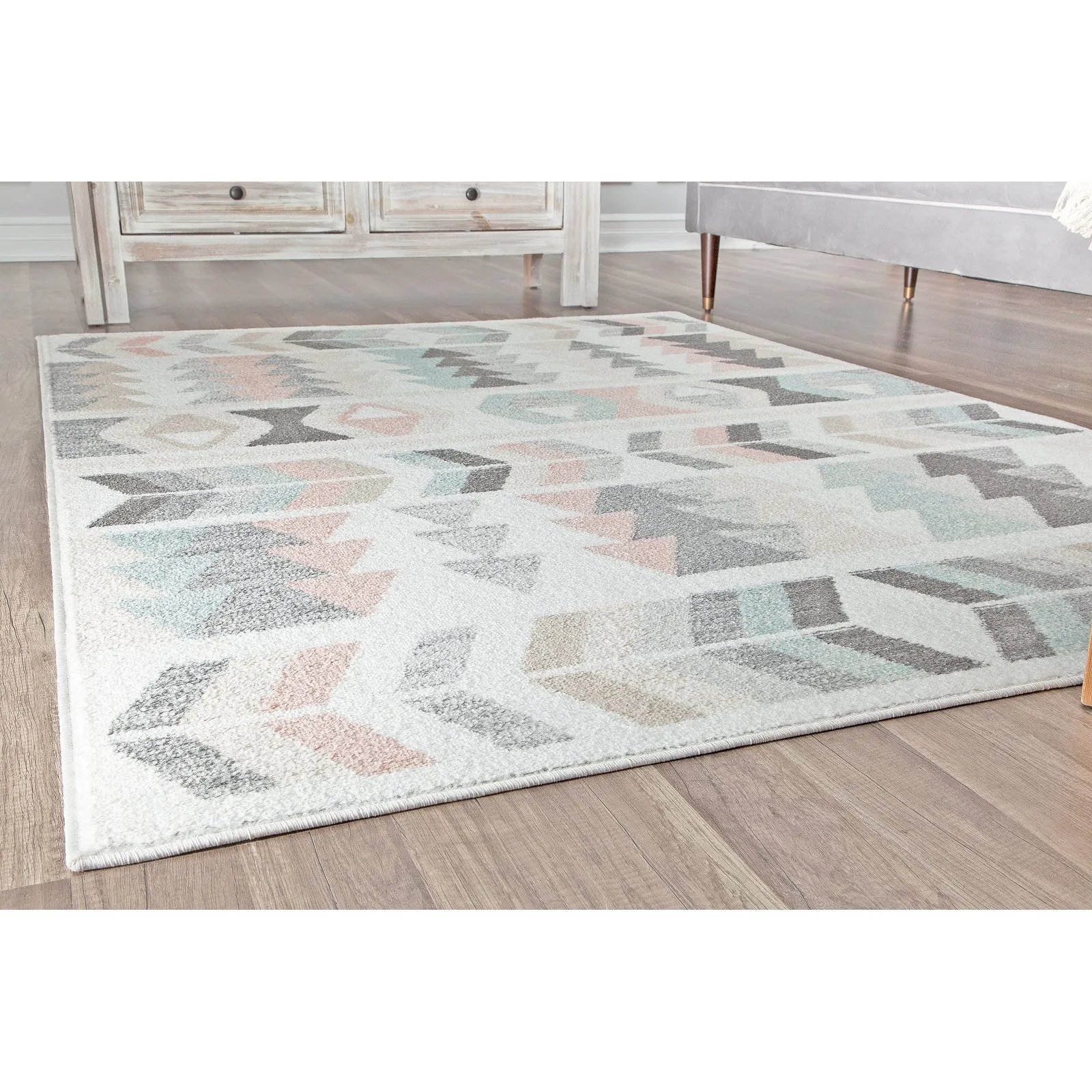 Mika Modern & Contemporary Geometric Area Rug by Rugs America