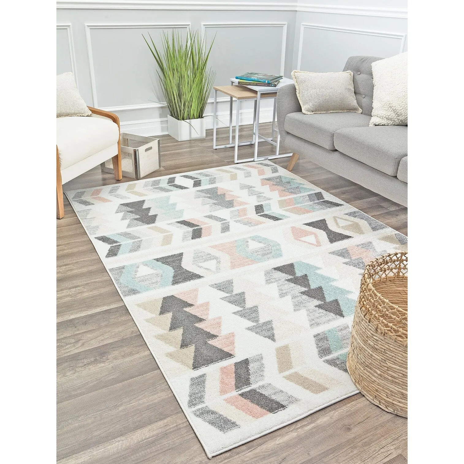 Mika Modern & Contemporary Geometric Area Rug by Rugs America