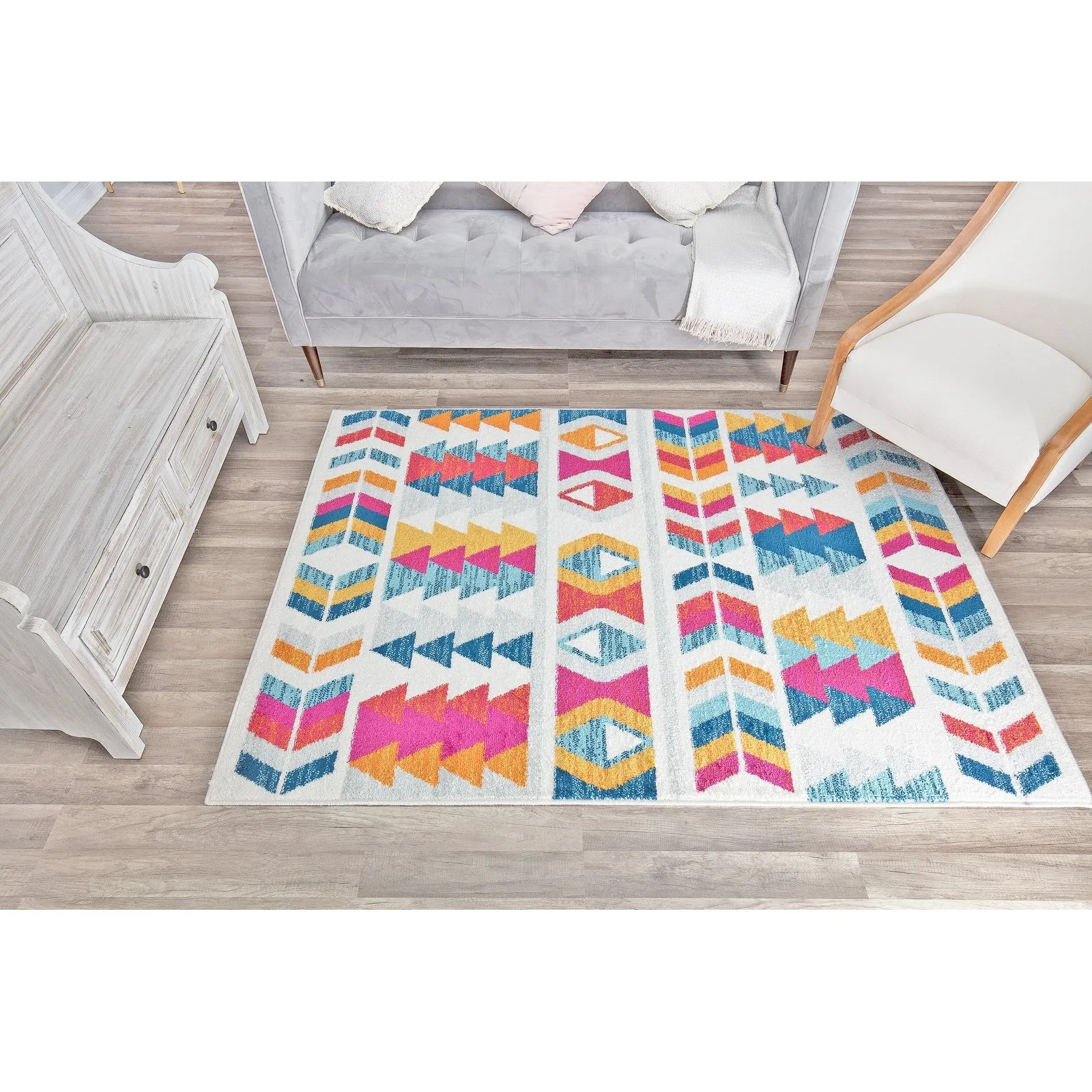 Mika Modern & Contemporary Geometric Area Rug by Rugs America