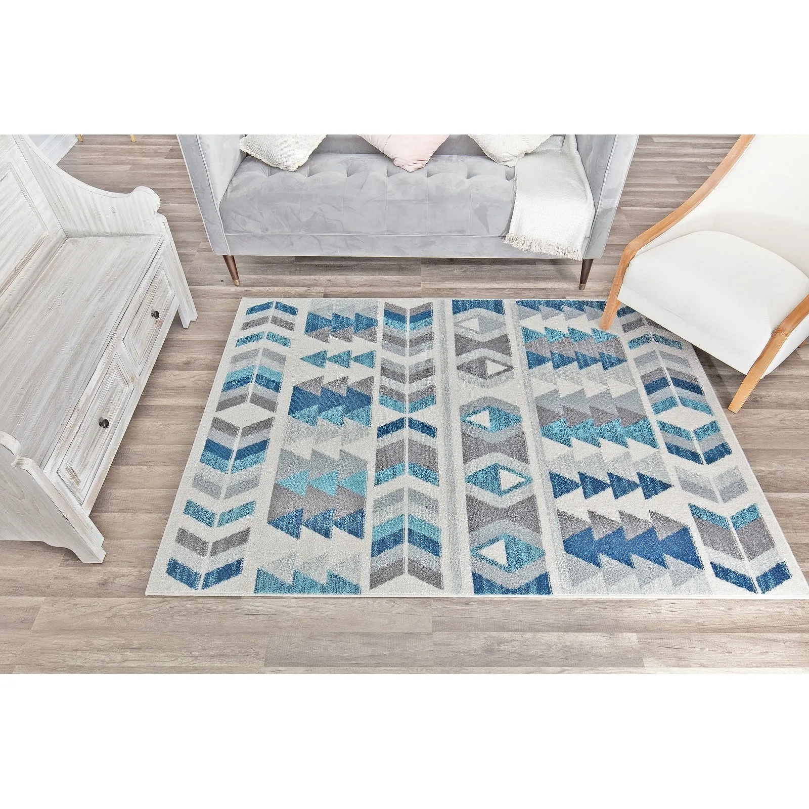 Mika Modern & Contemporary Geometric Area Rug by Rugs America