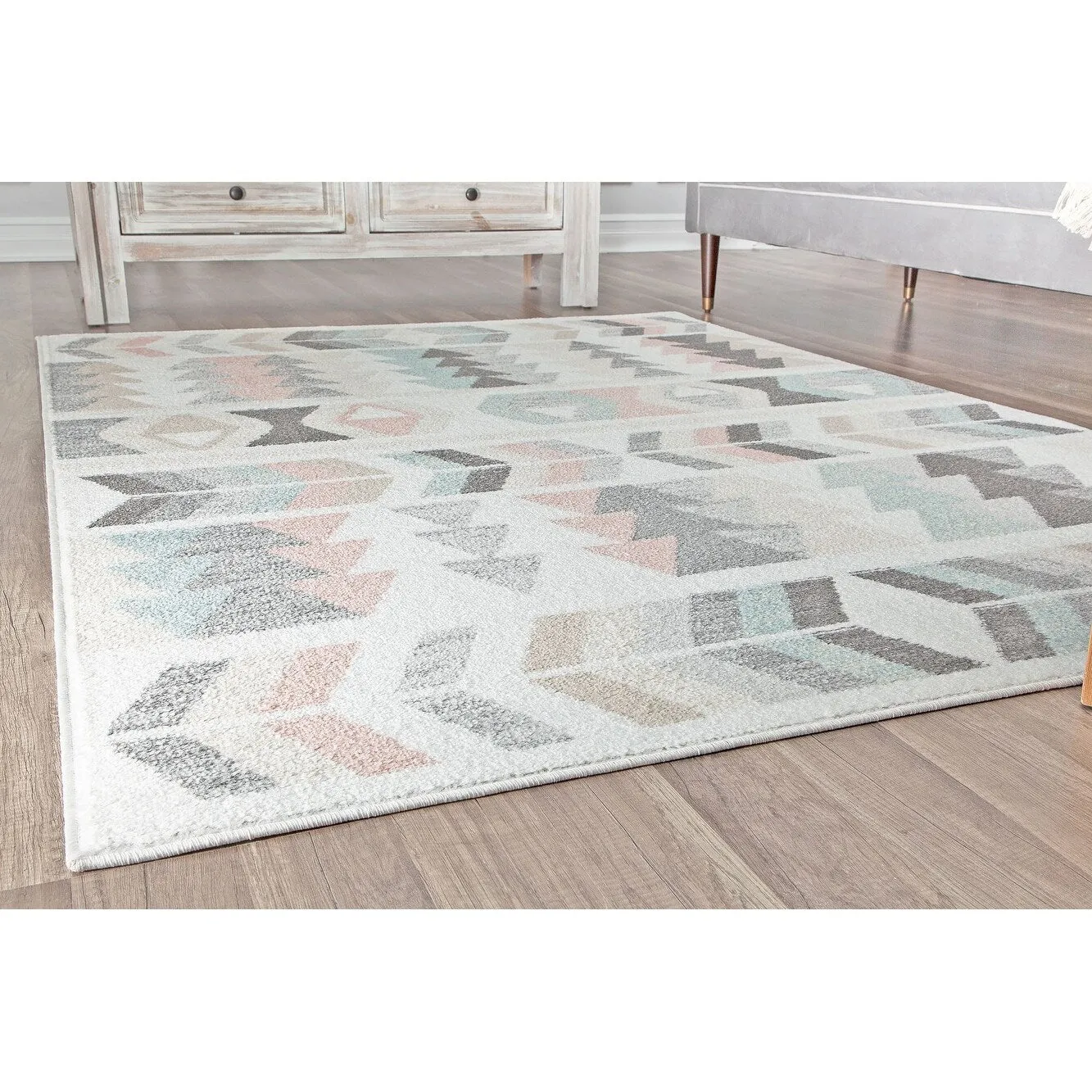 Mika Modern & Contemporary Geometric Area Rug by Rugs America