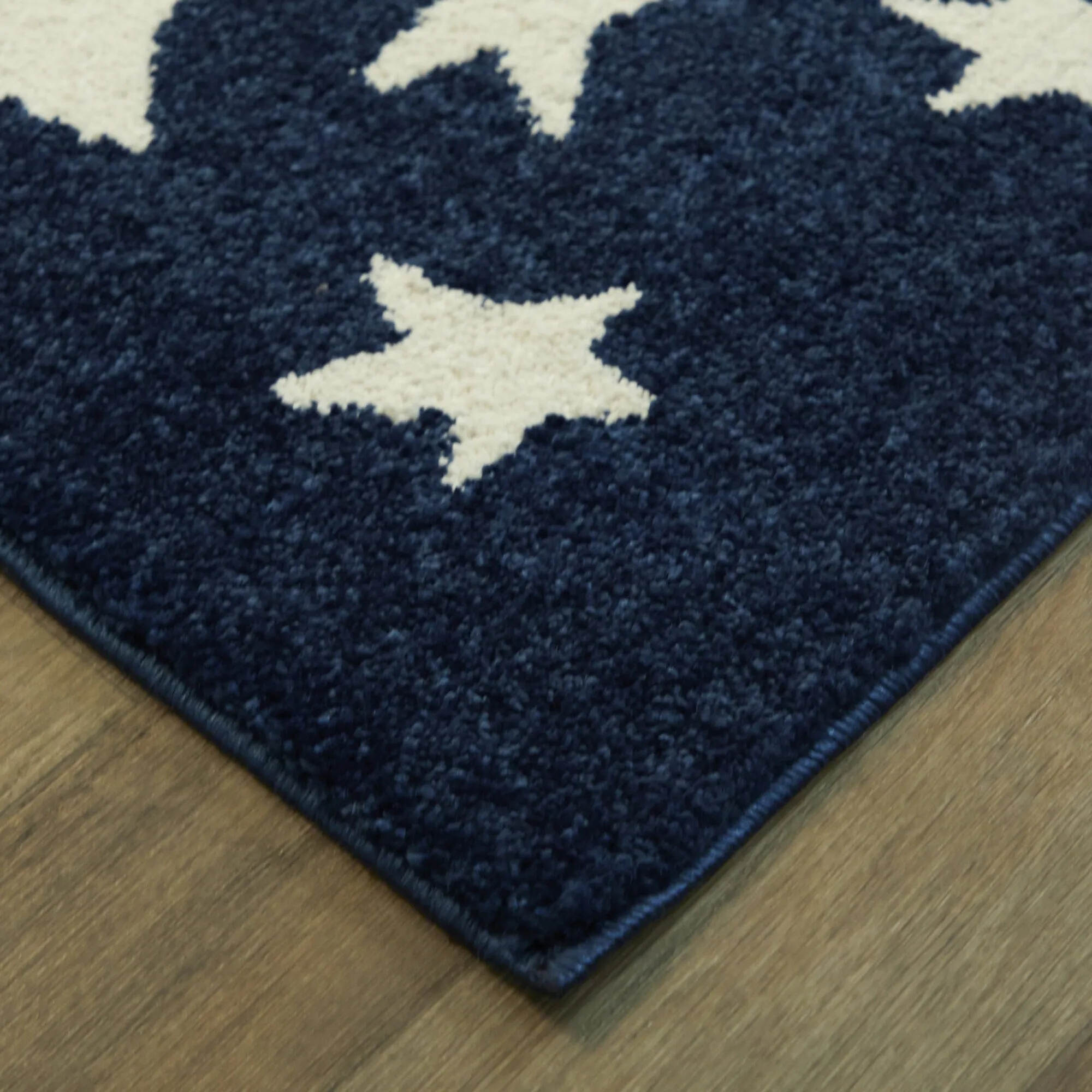 Mod-Tod Stars Border Kids Area Rug