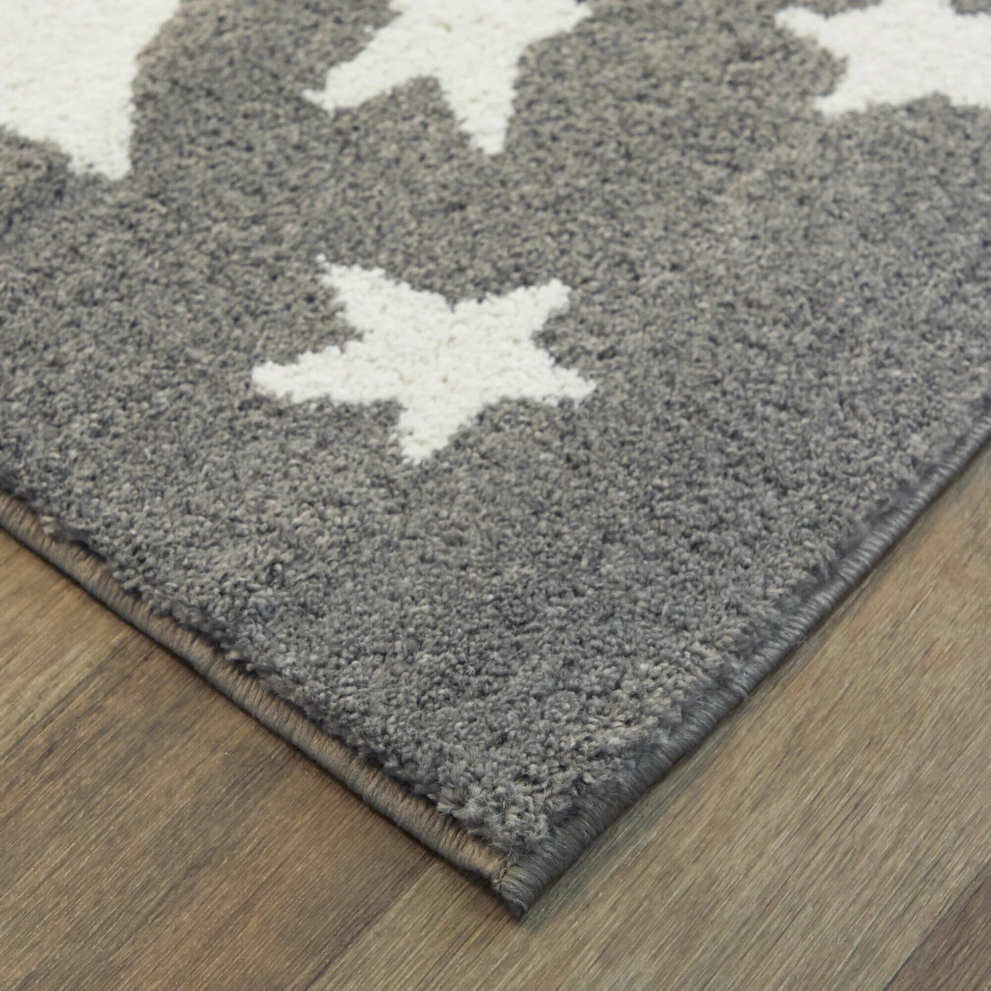 Mod-Tod Stars Border Kids Area Rug