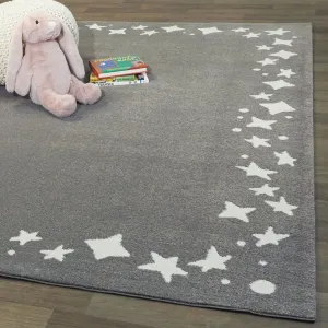 Mod-Tod Stars Border Kids Area Rug