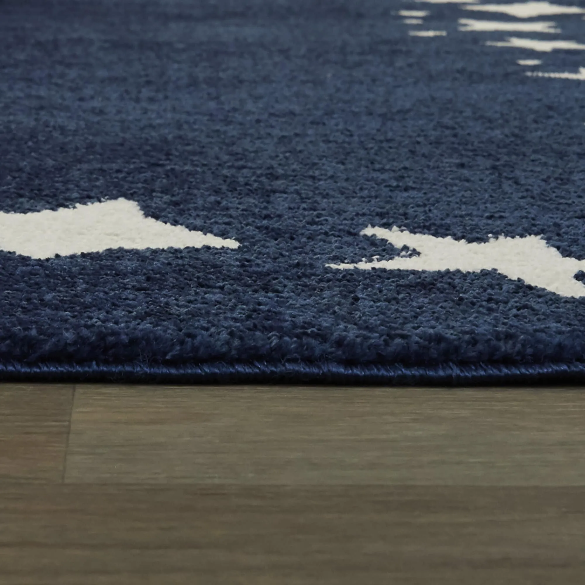 Mod-Tod Stars Border Kids Area Rug