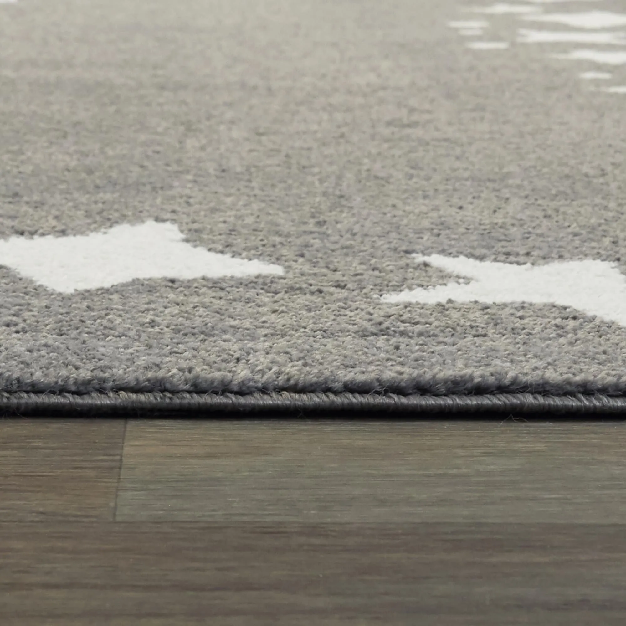 Mod-Tod Stars Border Kids Area Rug