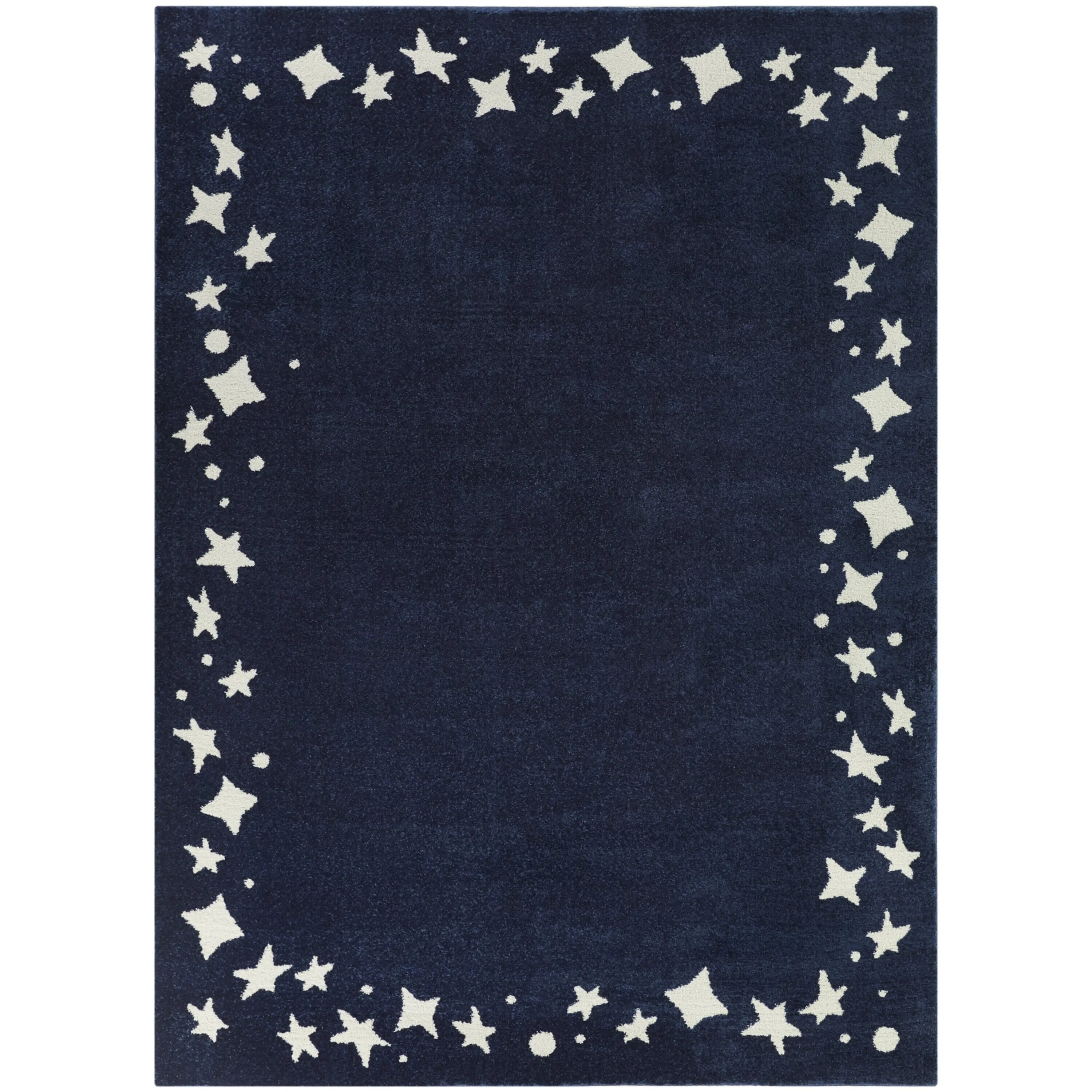 Mod-Tod Stars Border Kids Area Rug