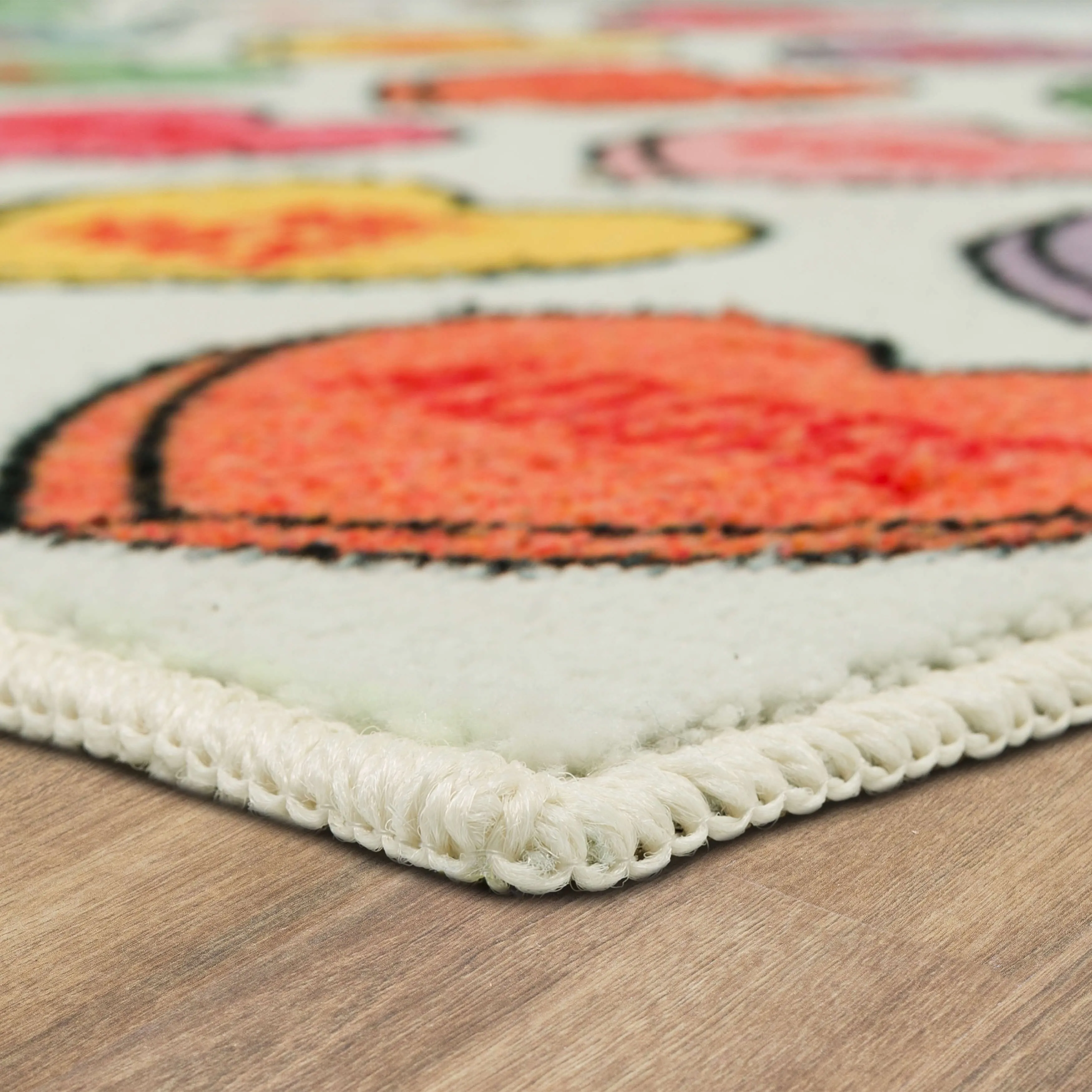 Mohawk Home Candy Hearts Holiday Accent Kitchen Mat