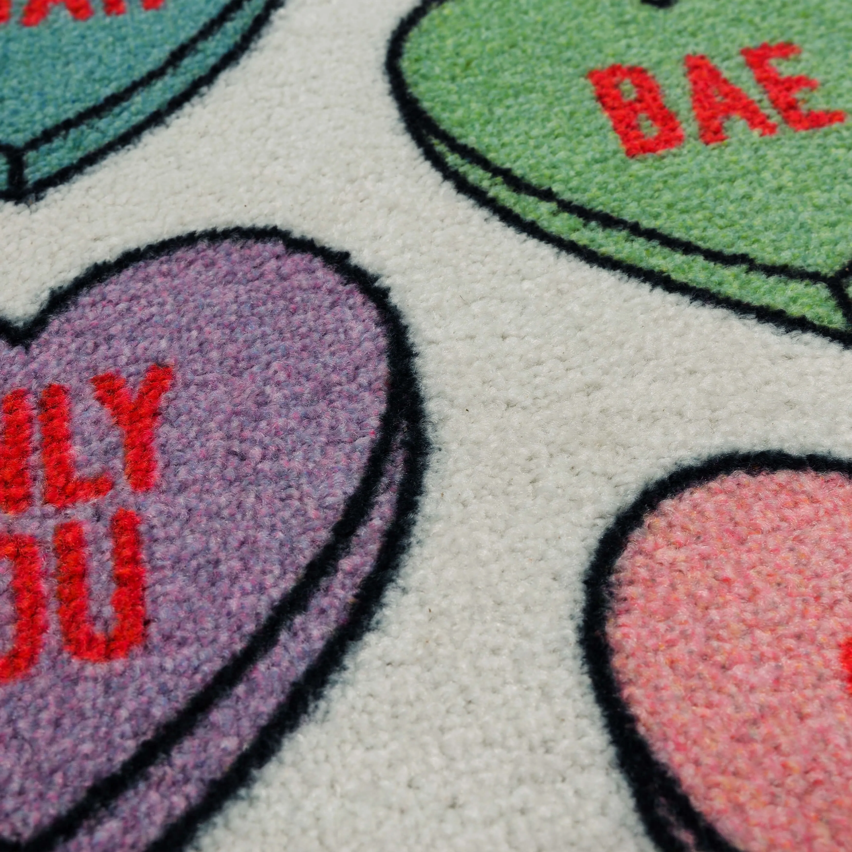 Mohawk Home Candy Hearts Holiday Accent Kitchen Mat