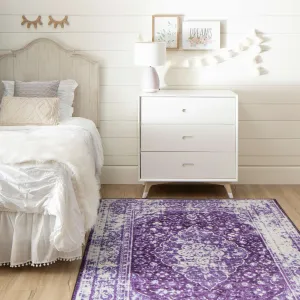 Mohawk Home Caspar Traditional Floral Medallion Area Rug