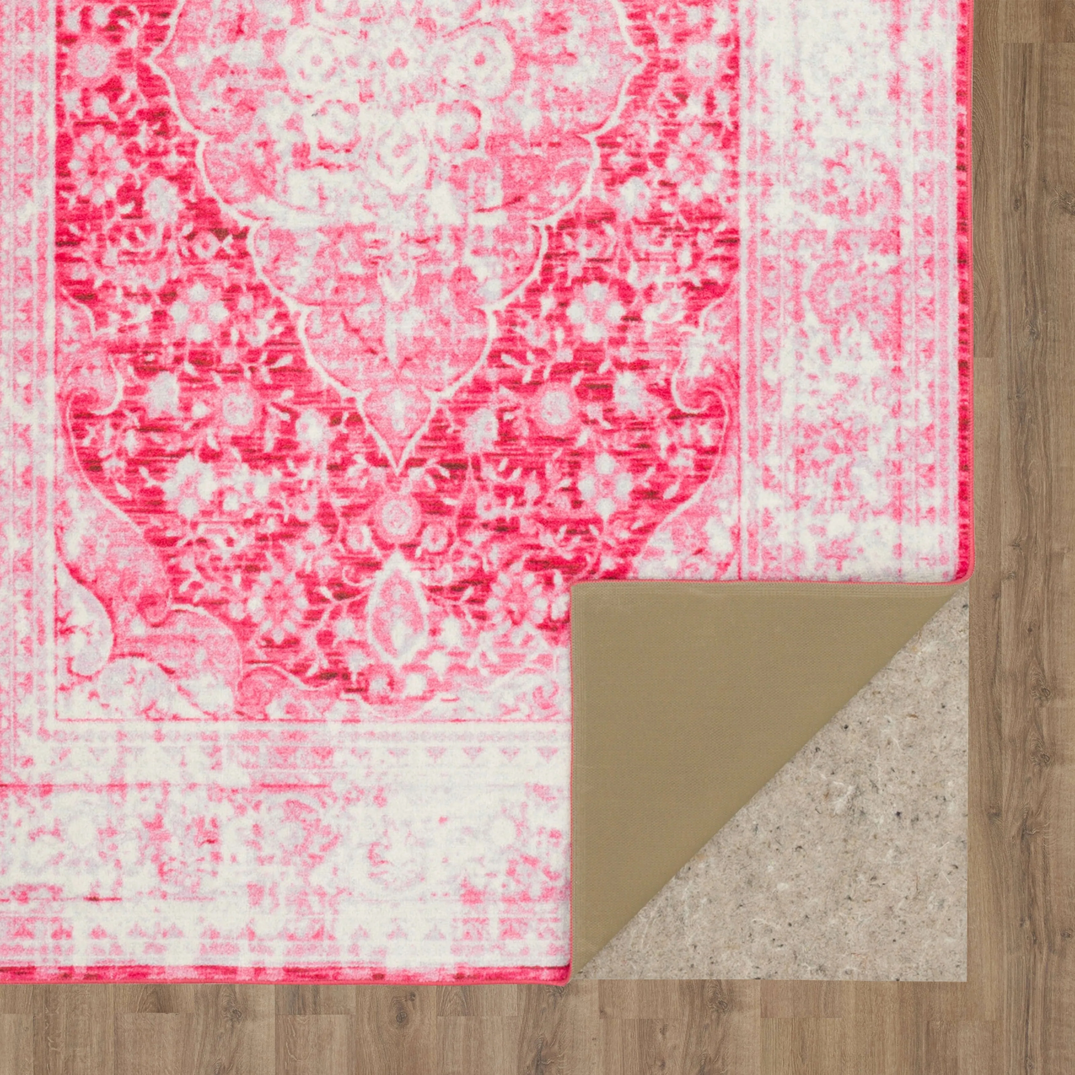 Mohawk Home Caspar Traditional Floral Medallion Area Rug