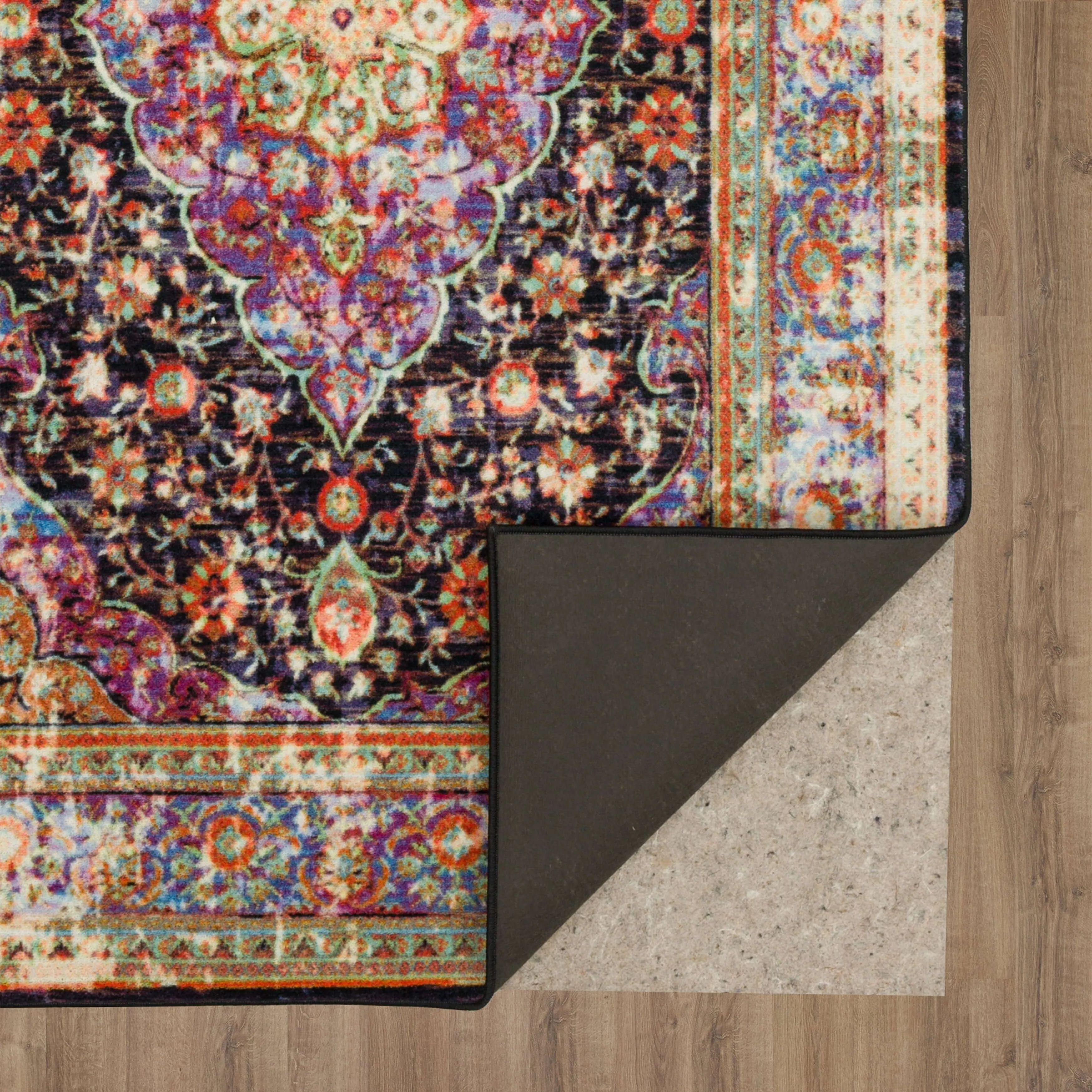 Mohawk Home Caspar Traditional Floral Medallion Area Rug