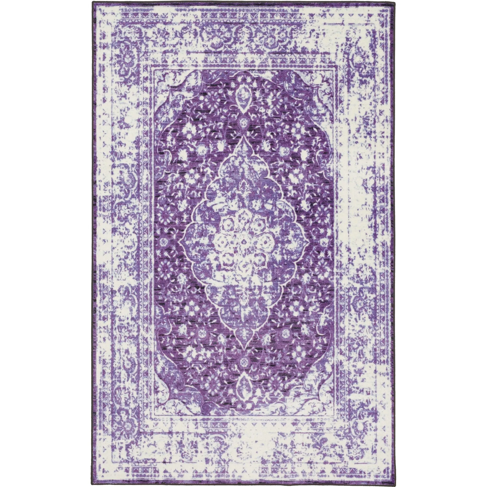 Mohawk Home Caspar Traditional Floral Medallion Area Rug