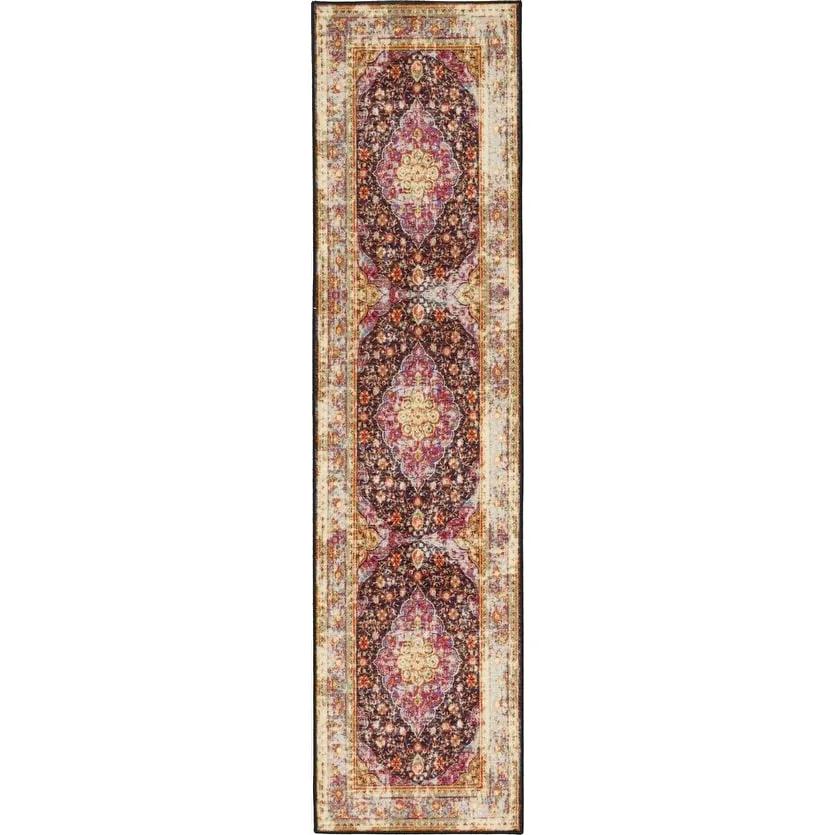 Mohawk Home Caspar Traditional Floral Medallion Area Rug
