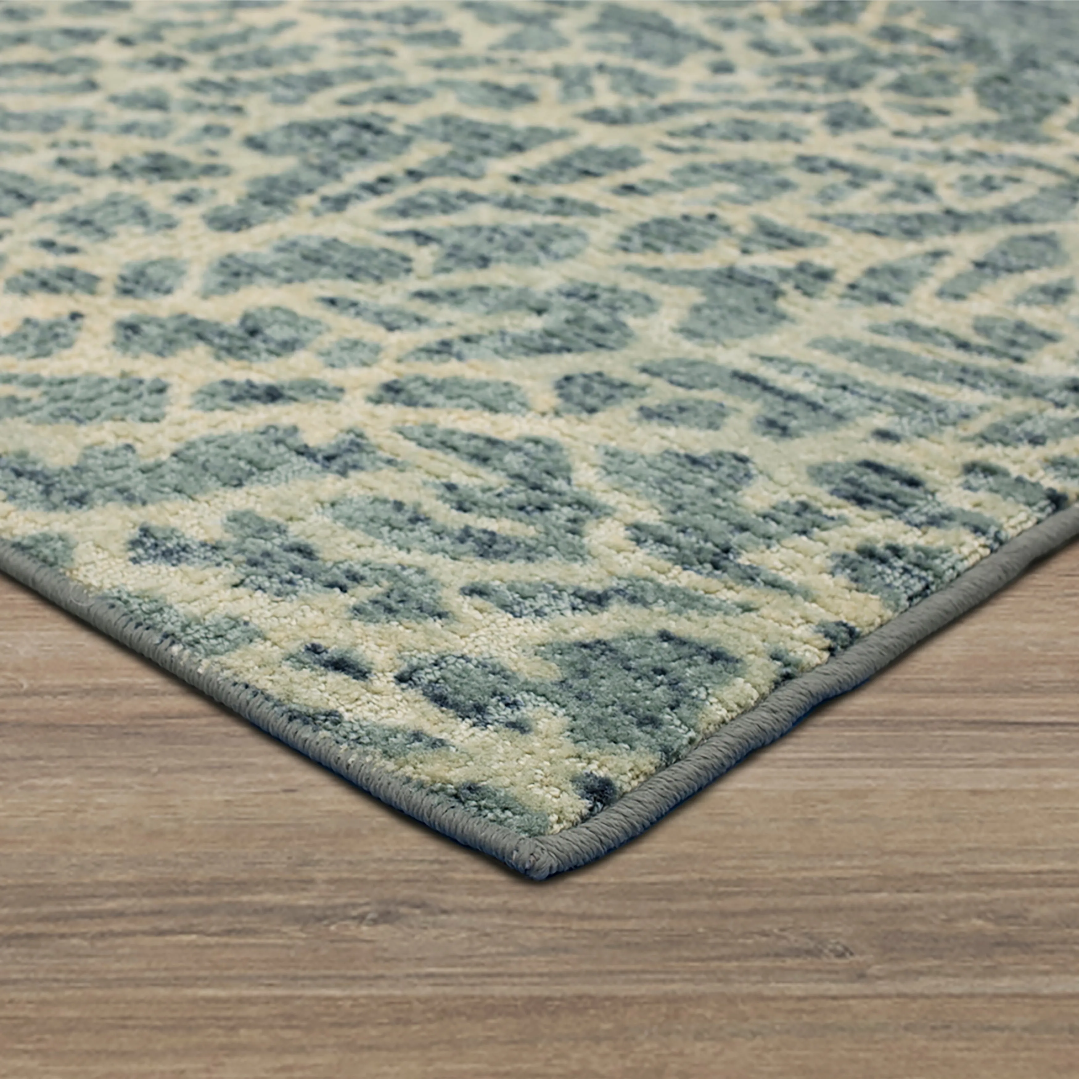 Mohawk Home Coral Reef Coastal Blue Area Rug