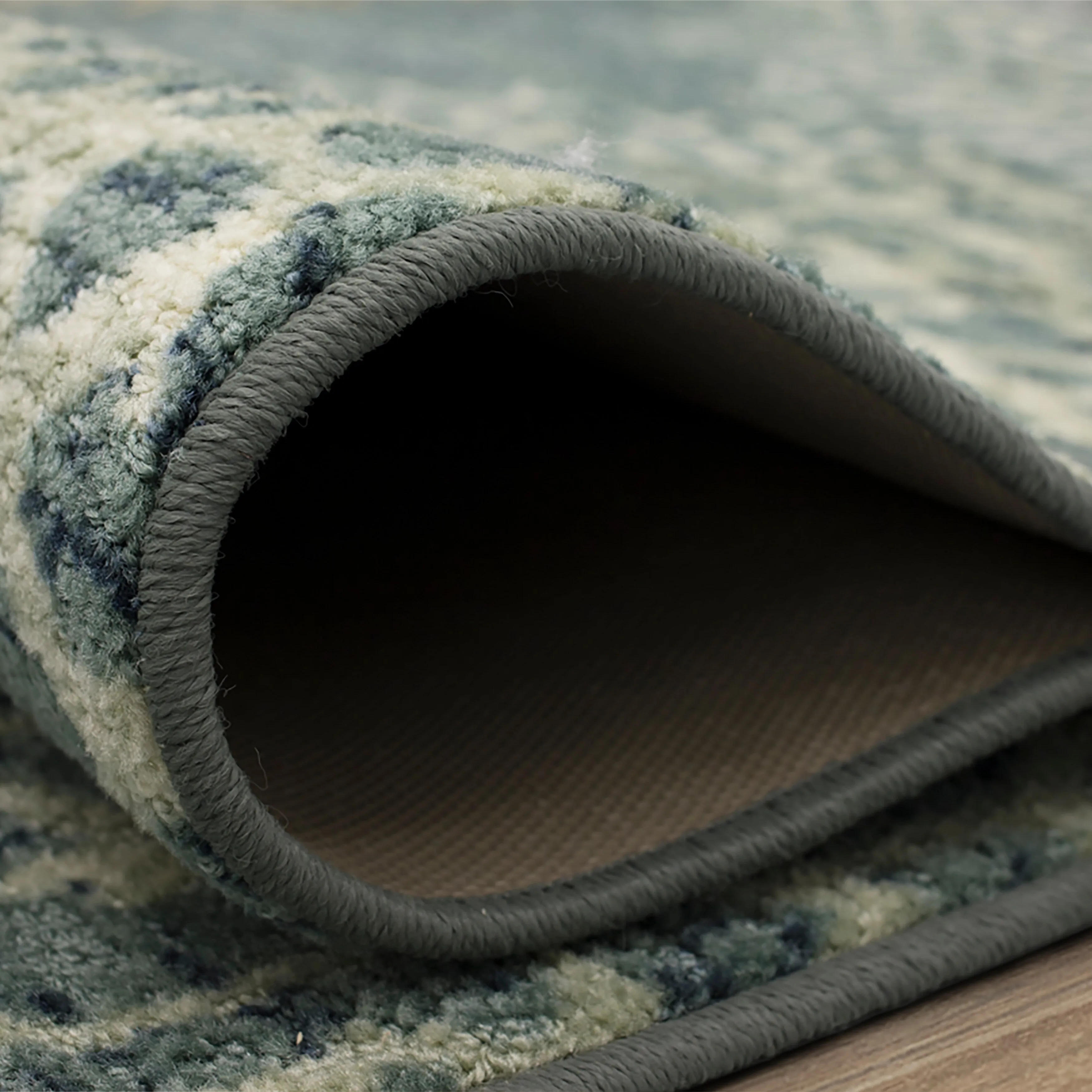 Mohawk Home Coral Reef Coastal Blue Area Rug
