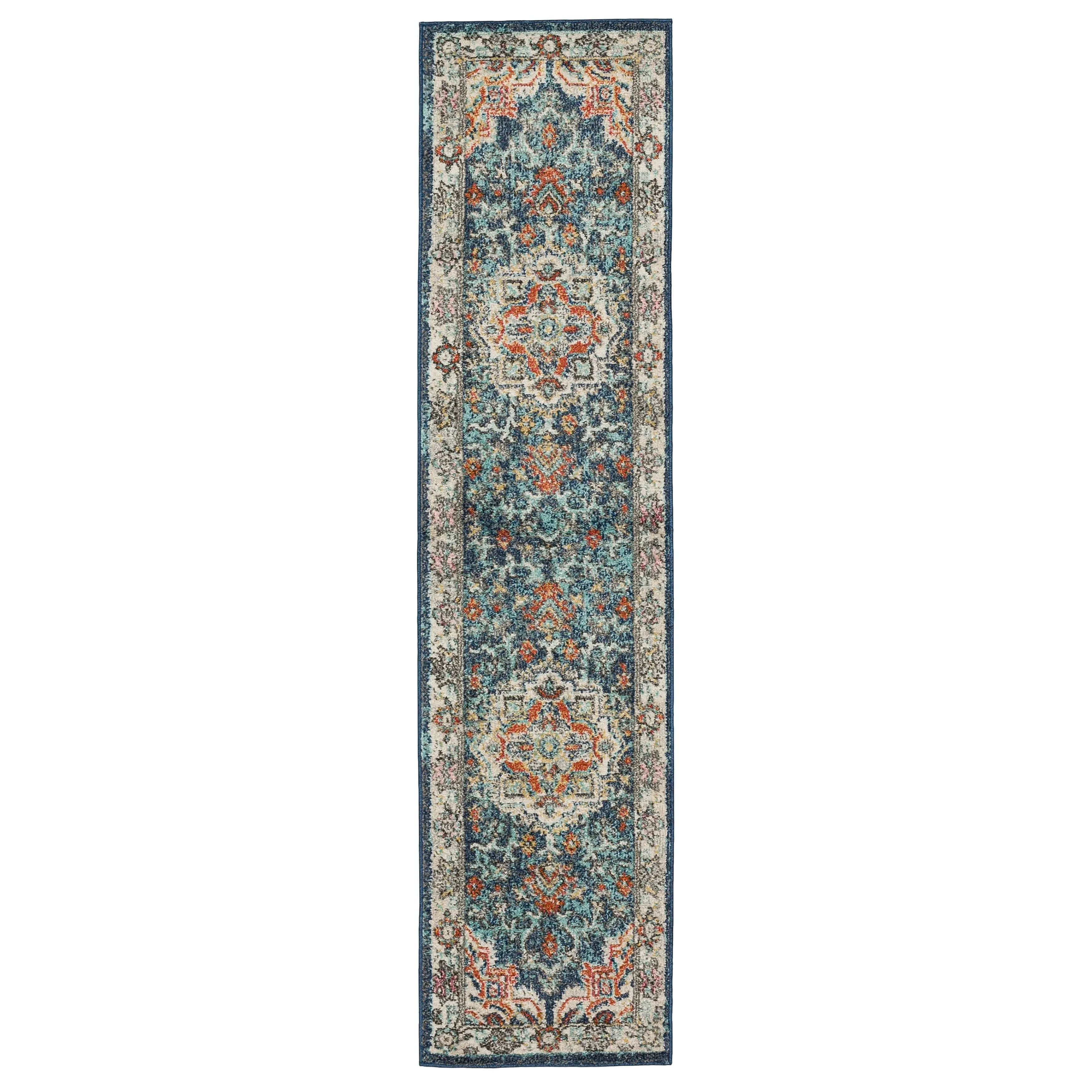 Mohawk Home Dellen Traditional Medallion Area Rug