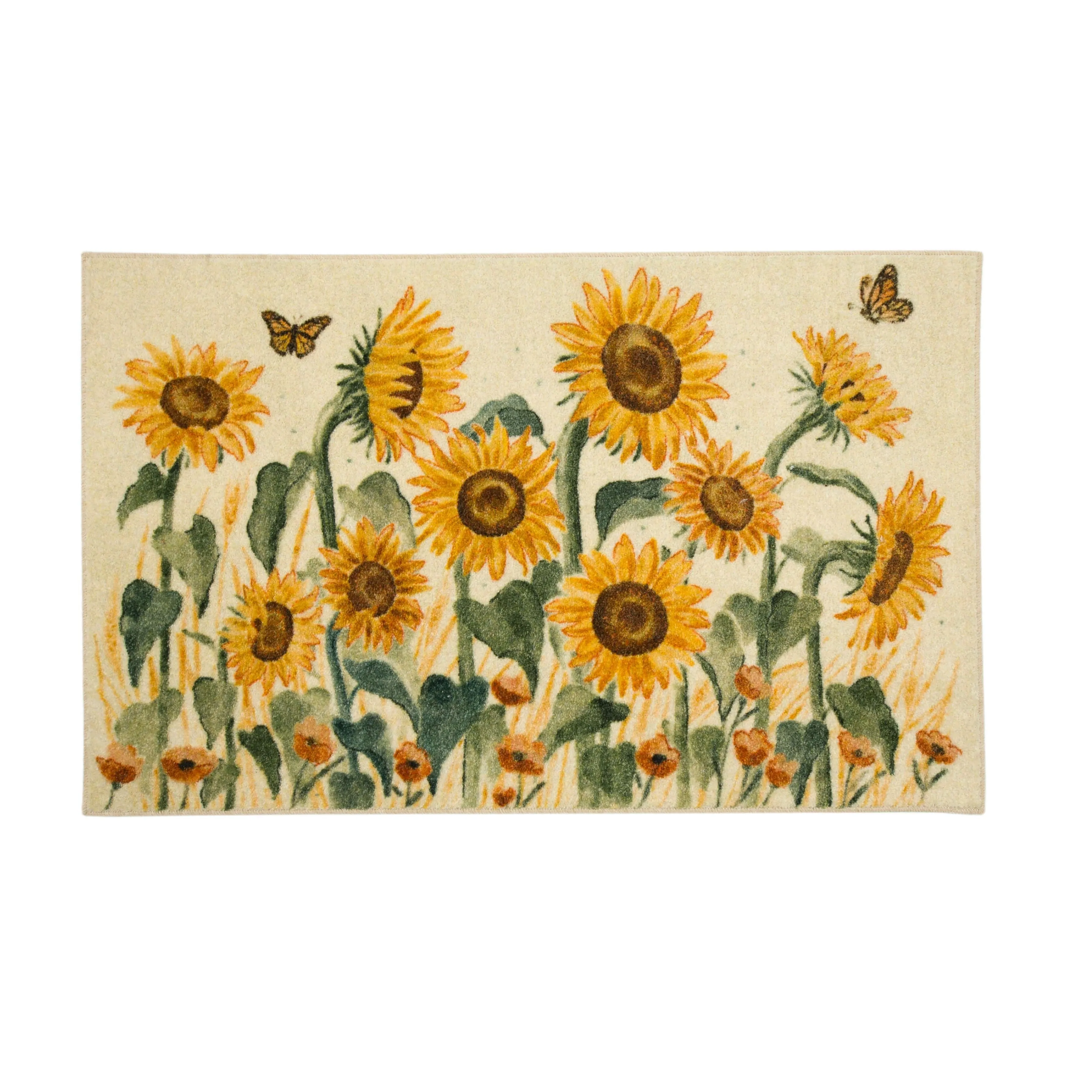 Mohawk Home Fall Sunflowers Kitchen Mat