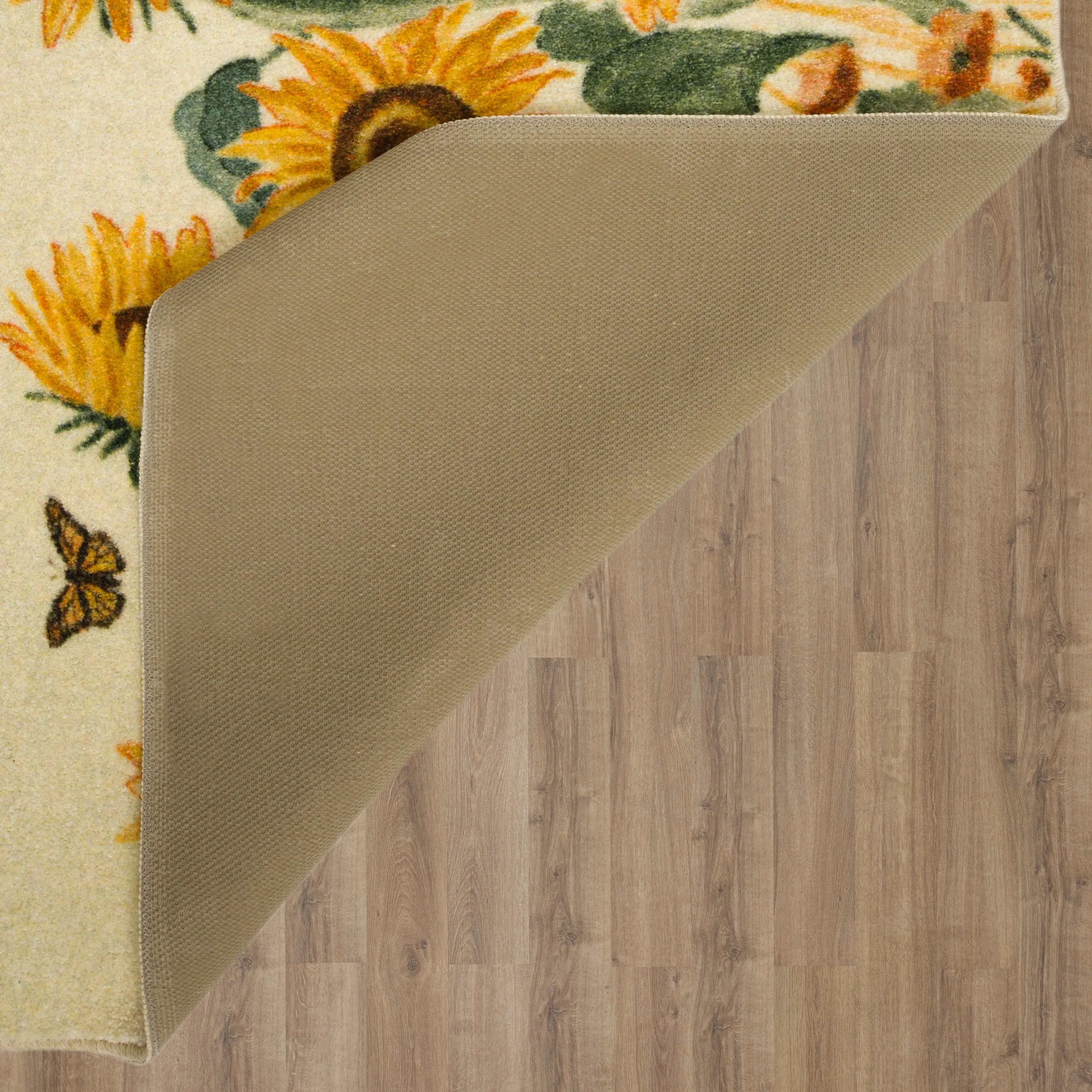 Mohawk Home Fall Sunflowers Kitchen Mat