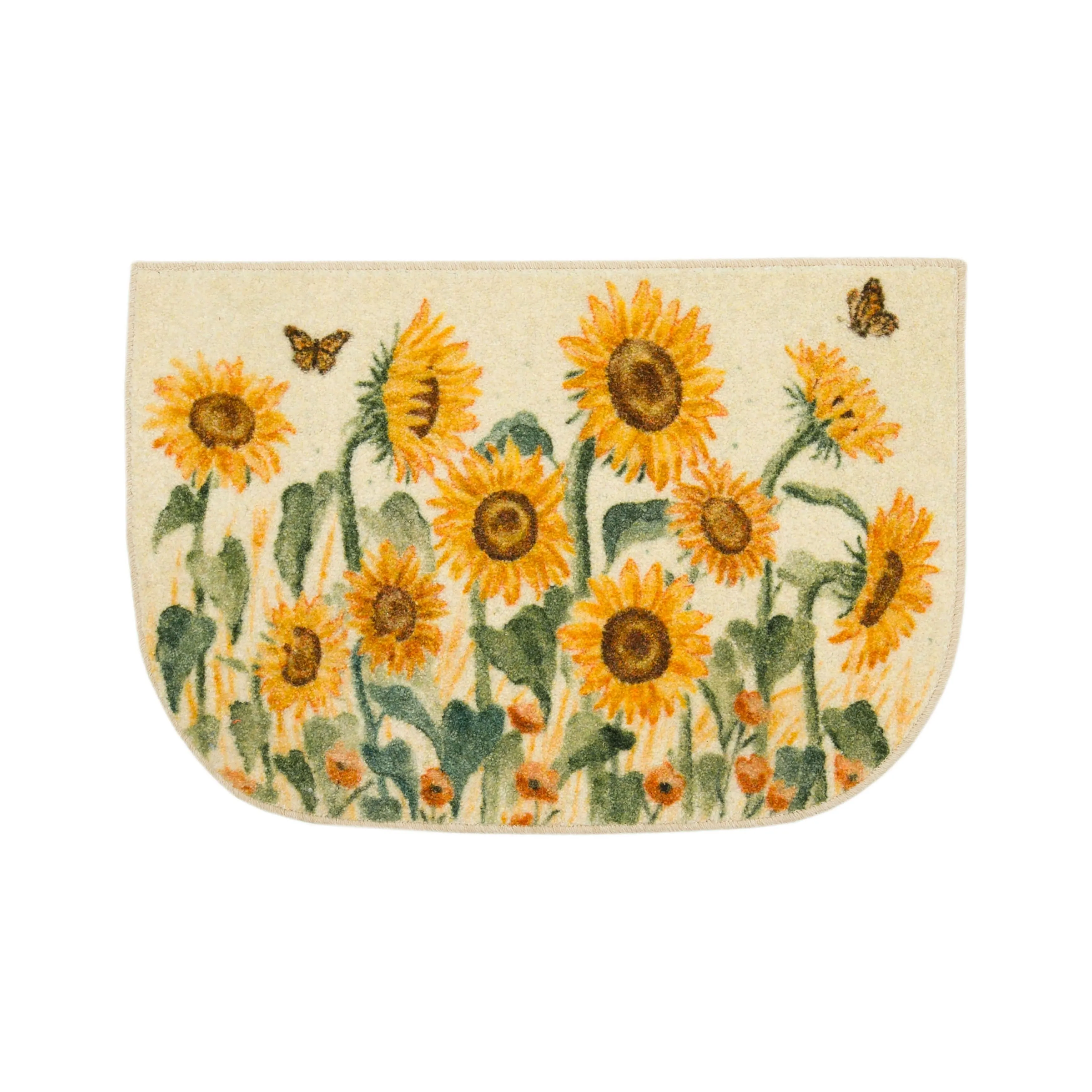 Mohawk Home Fall Sunflowers Kitchen Mat