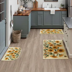 Mohawk Home Fall Sunflowers Kitchen Mat