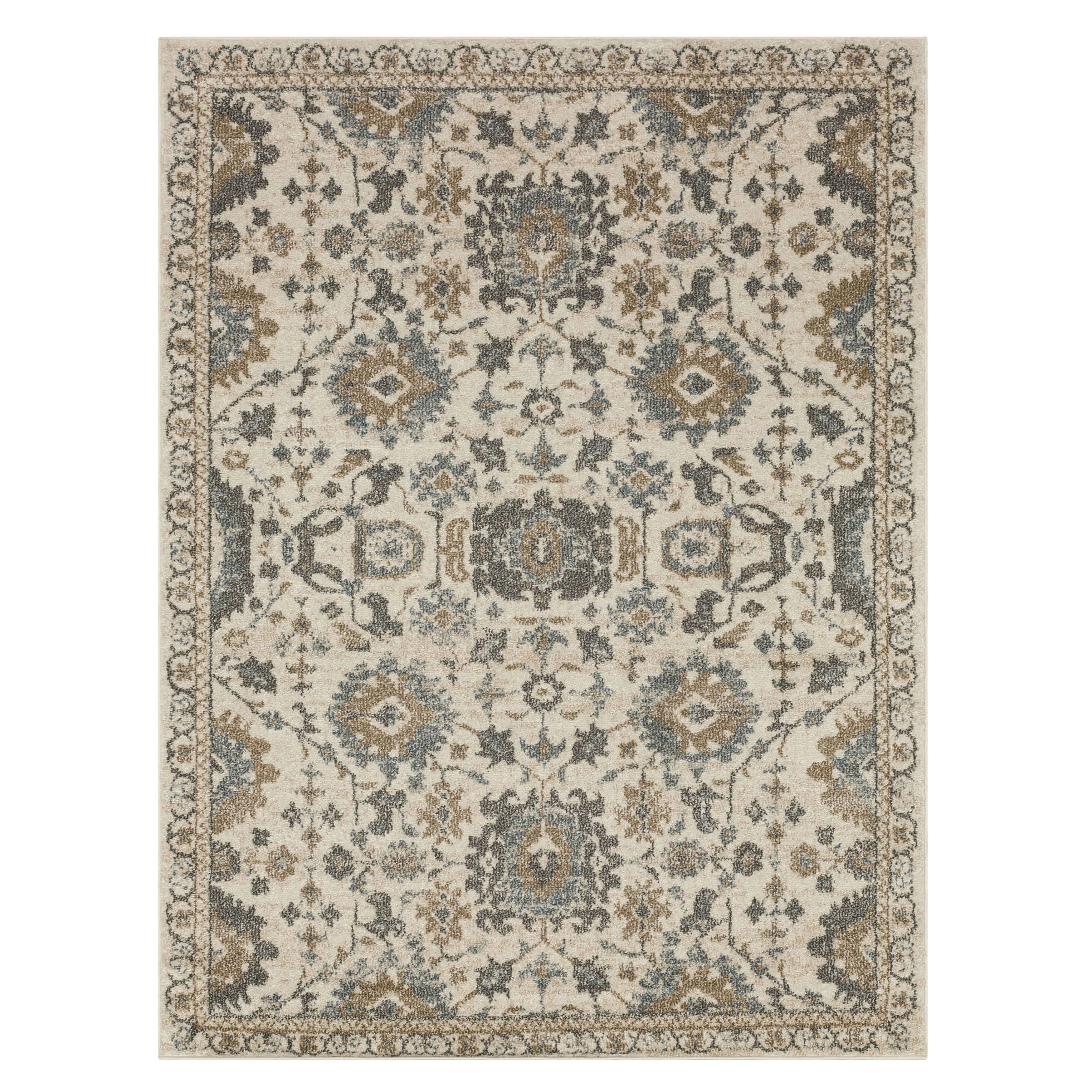 Mohawk Home Grove Elms Floral Ornamental Area Rug