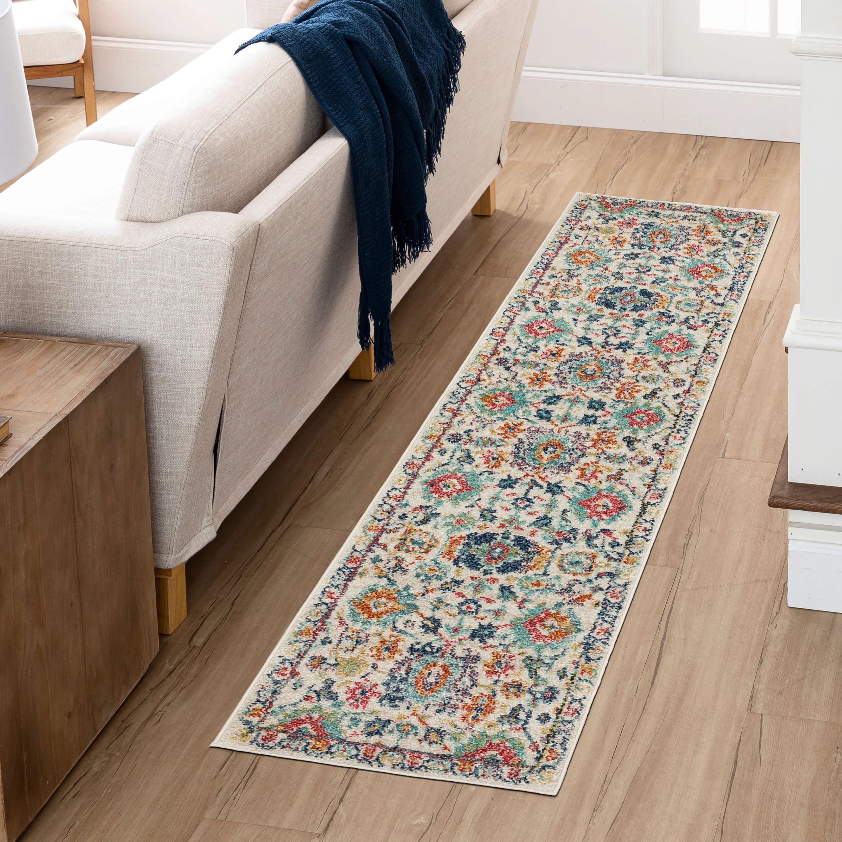 Mohawk Home Grove Elms Floral Ornamental Area Rug
