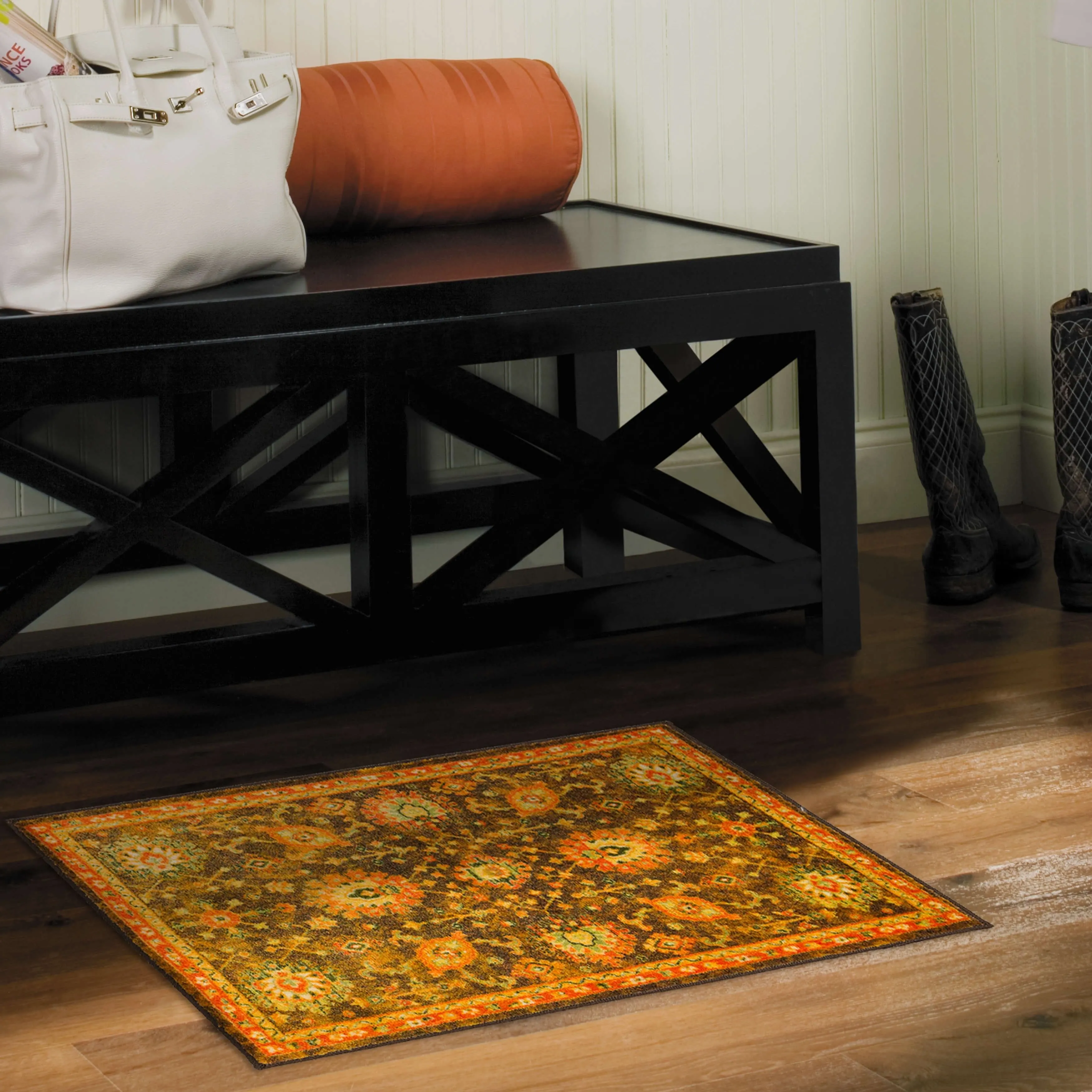 Mohawk Home Macon Floral Ornamental Area Rug