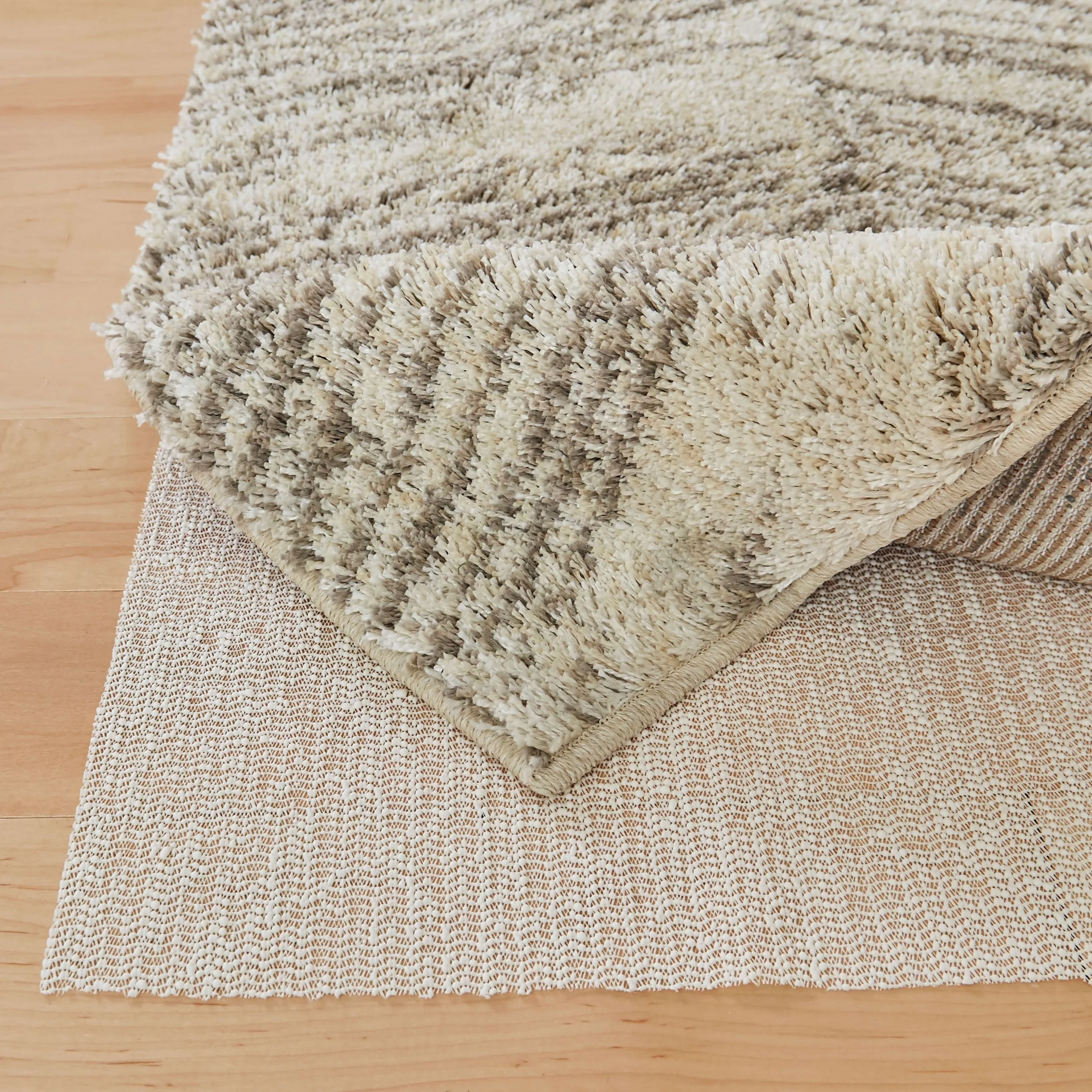 Mohawk Home Rug Pad Gripper Non SlipGrip Anti Skid Under Rug Liner - Beige