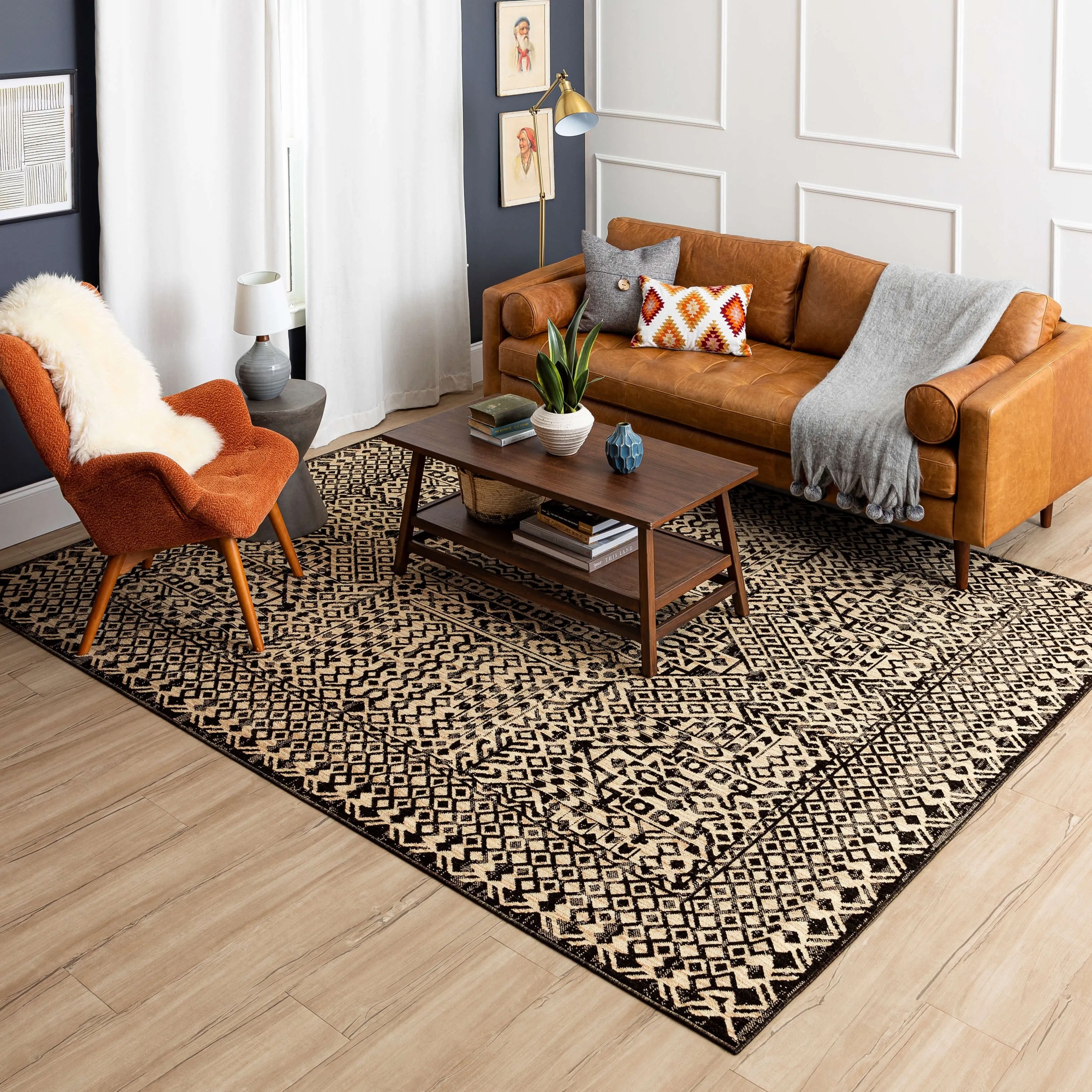 Mohawk Home Tiften Tribal Medallion Area Rug