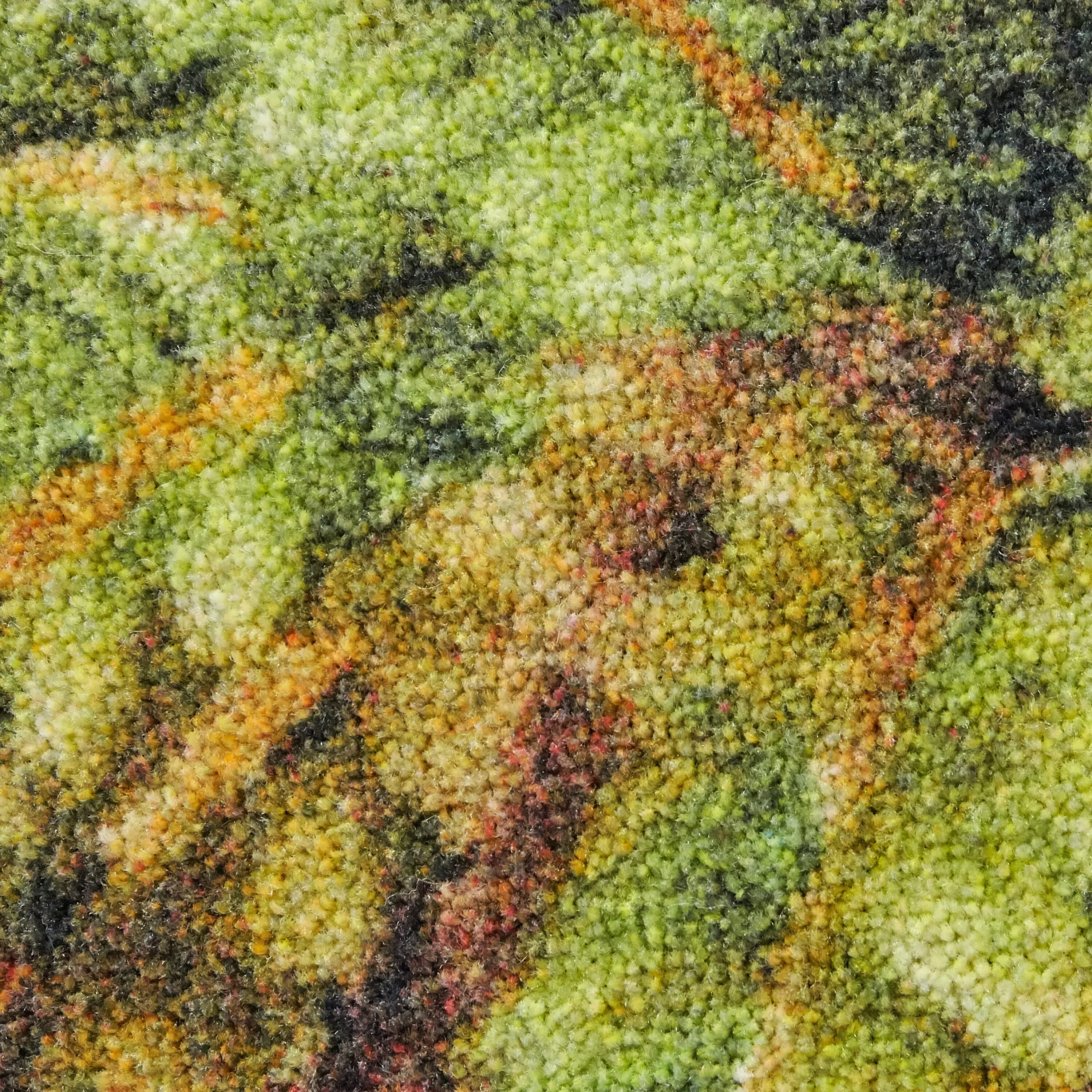 Mohawk Home Tropical Verde Palm Border Area Rug