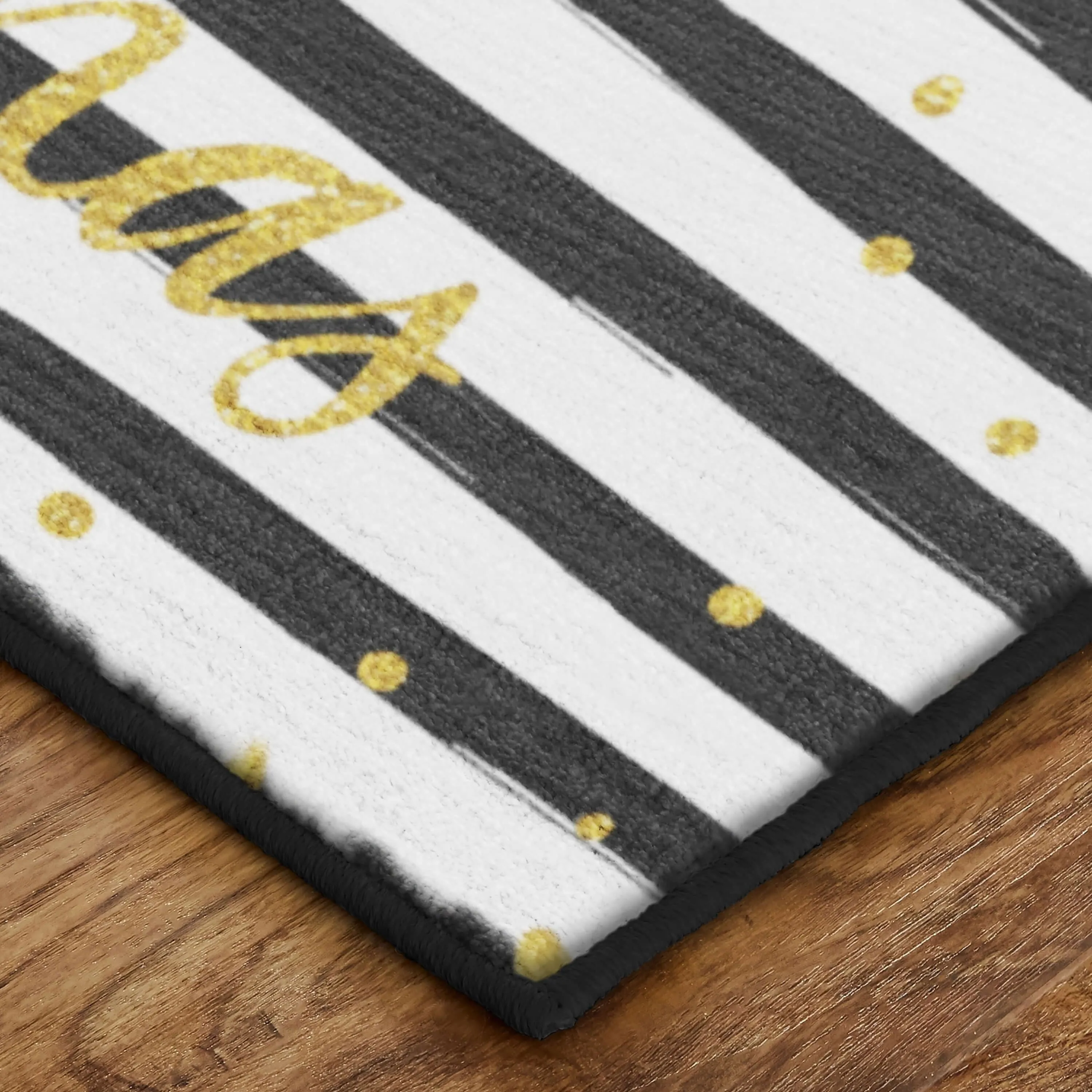 Mohawk Prismatic Christmas Stripe Kitchen Mat