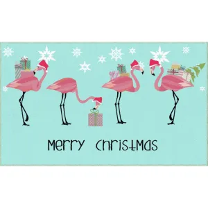 Mohawk Prismatic Flamingo Presents Kitchen Mat