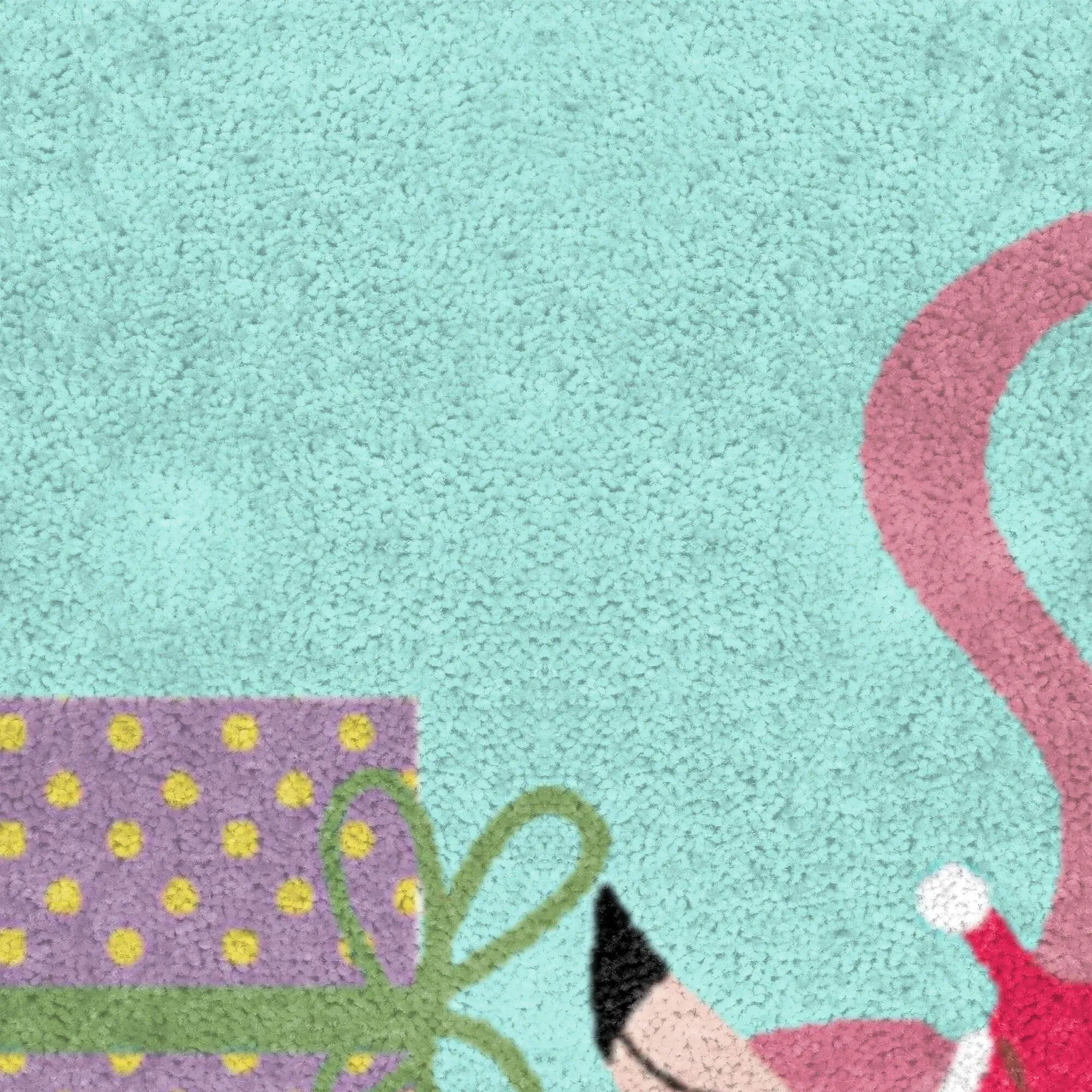 Mohawk Prismatic Flamingo Presents Kitchen Mat