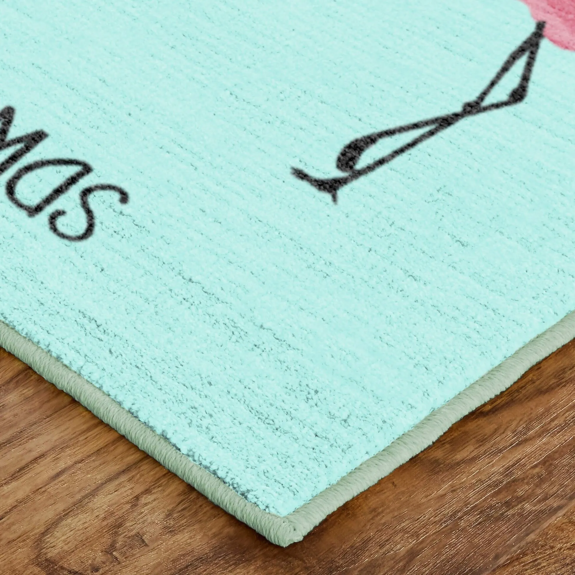 Mohawk Prismatic Flamingo Presents Kitchen Mat