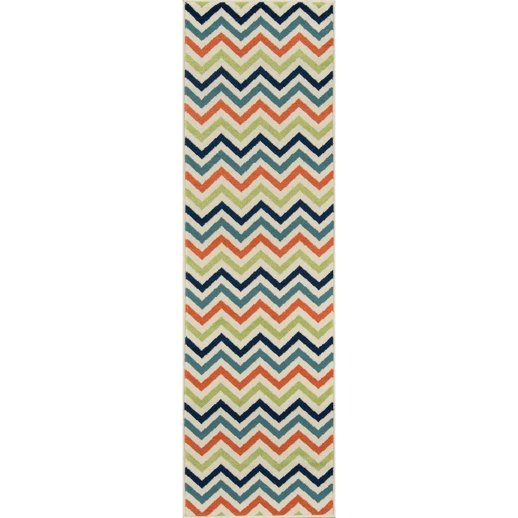 Momeni Baja Chevron Indoor Outdoor Rug