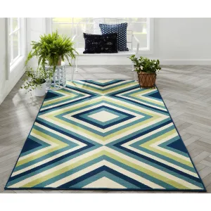 Momeni Baja Zig-Zag Easy Care Indoor Outdoor Area Rug