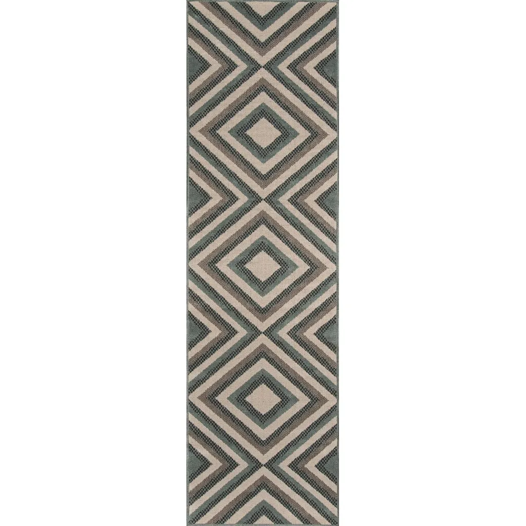 Momeni Baja Zig-Zag Easy Care Indoor Outdoor Area Rug