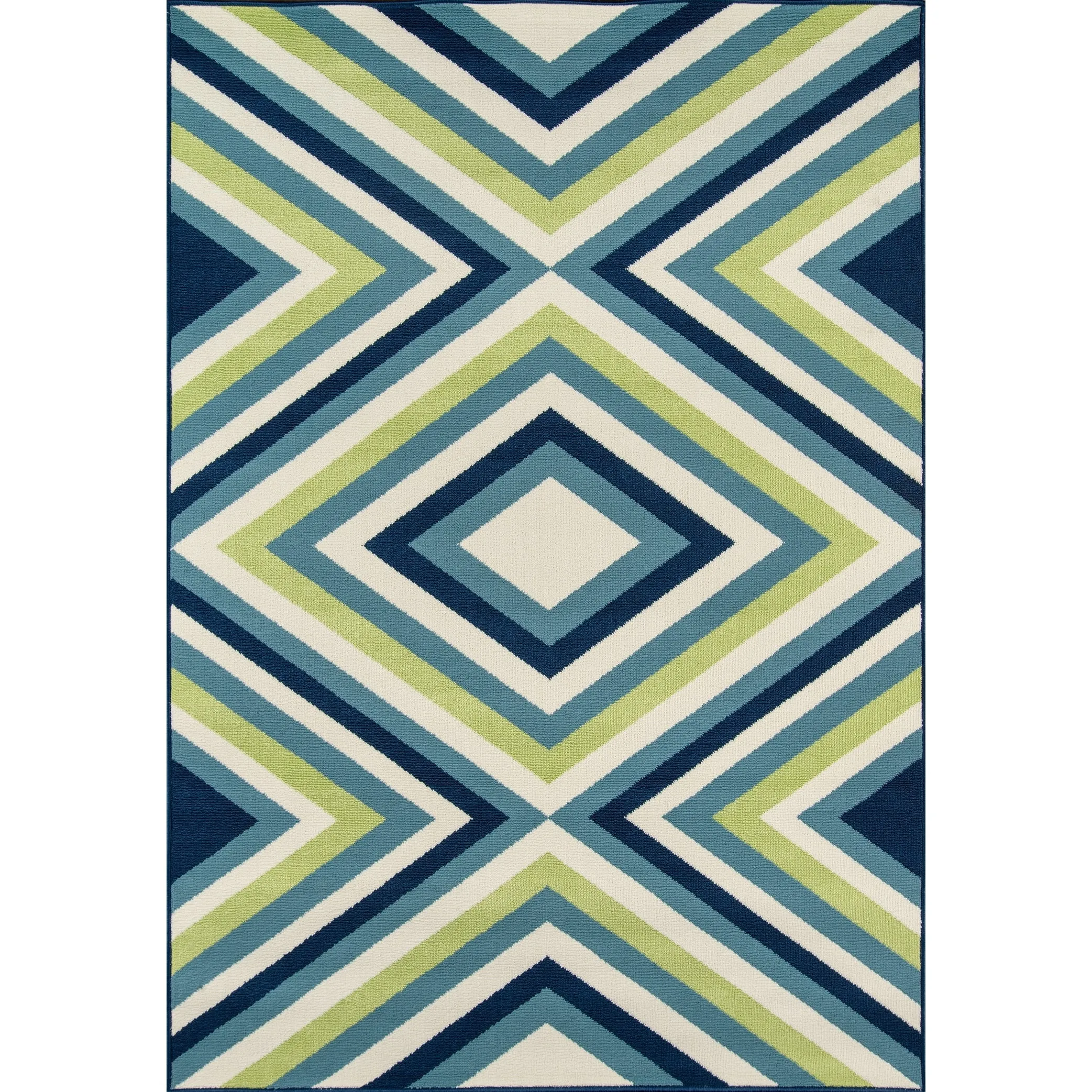 Momeni Baja Zig-Zag Easy Care Indoor Outdoor Area Rug