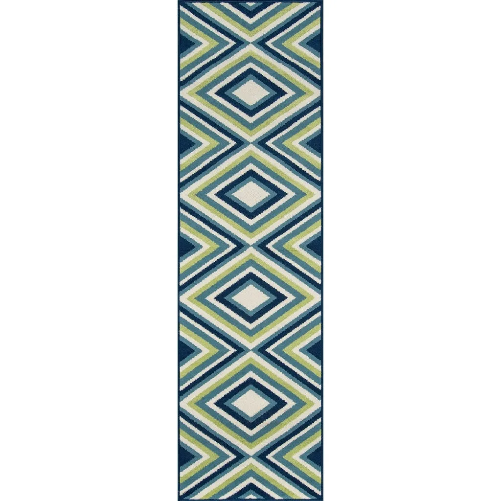 Momeni Baja Zig-Zag Easy Care Indoor Outdoor Area Rug