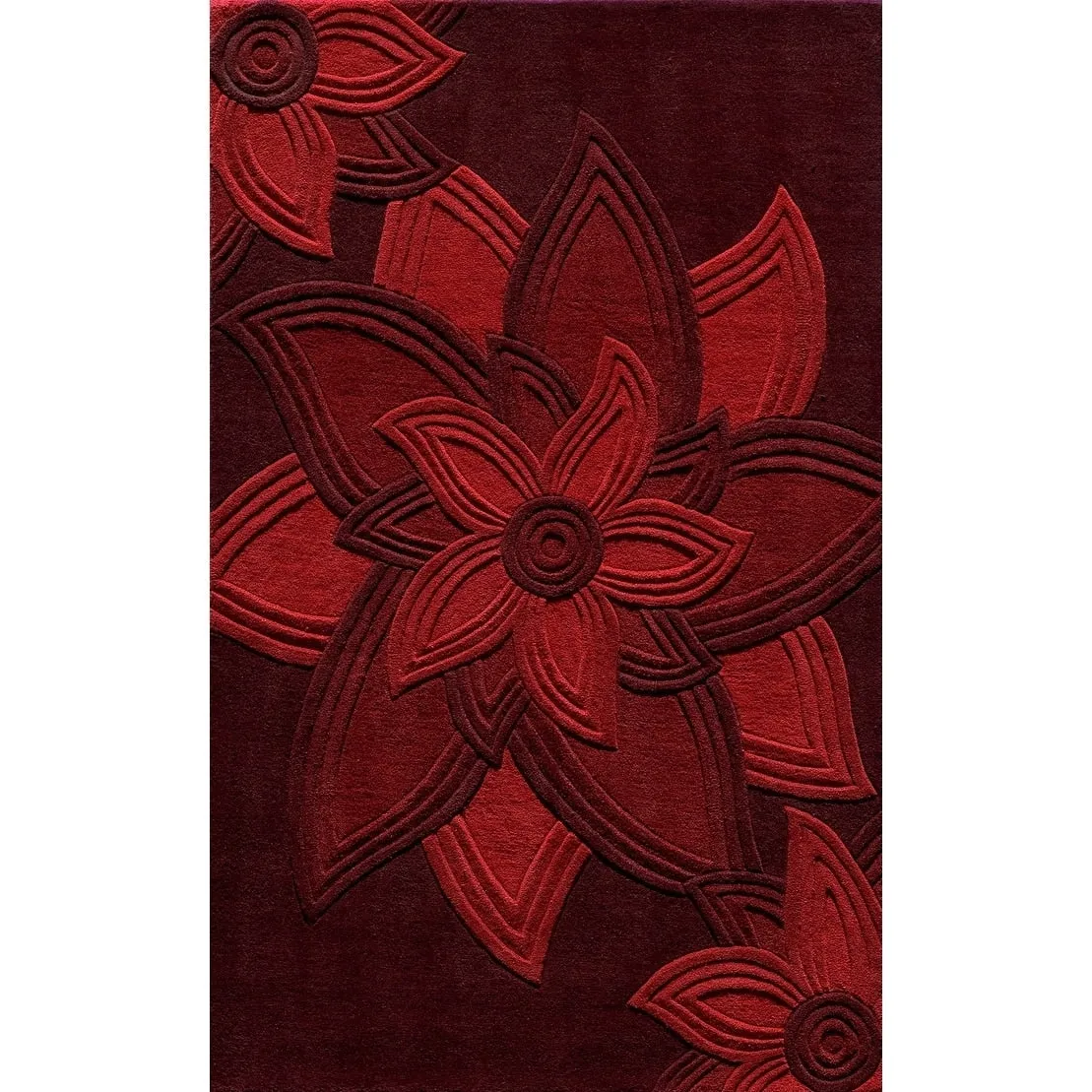 Momeni Delhi Hand Tufted Wool Floral Area Rug