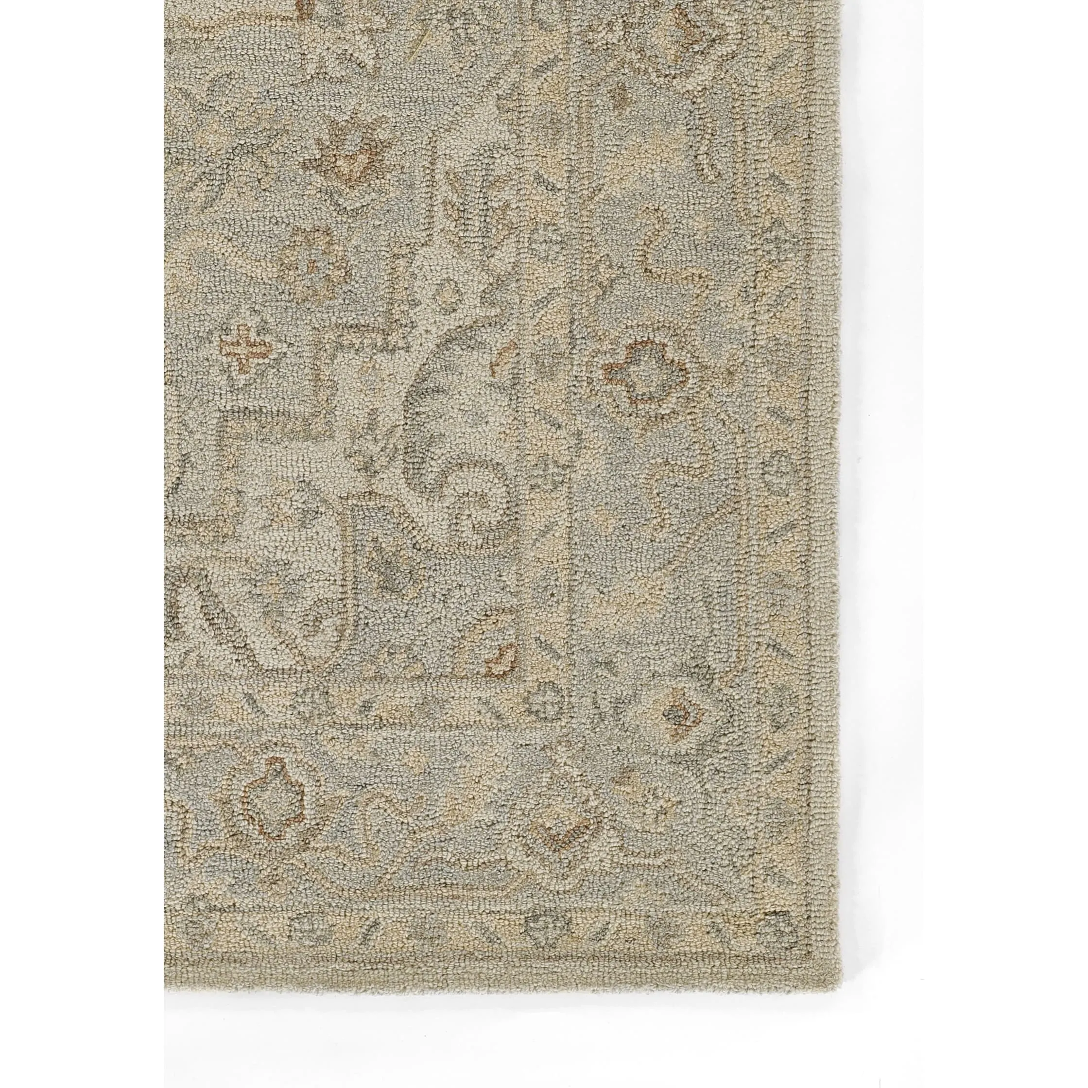 Momeni Pasha Medallion Hand Tufted Wool and Cotton Area Rug