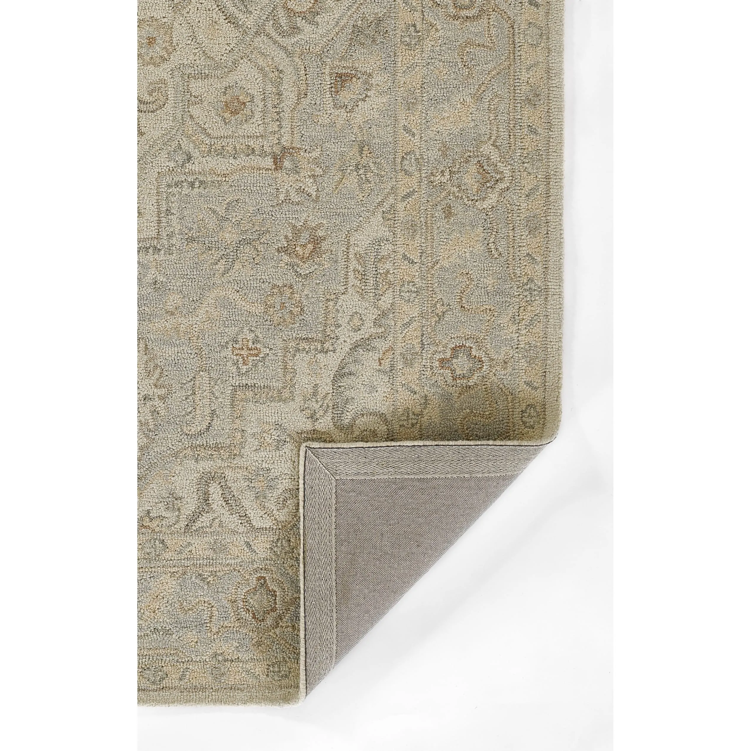 Momeni Pasha Medallion Hand Tufted Wool and Cotton Area Rug